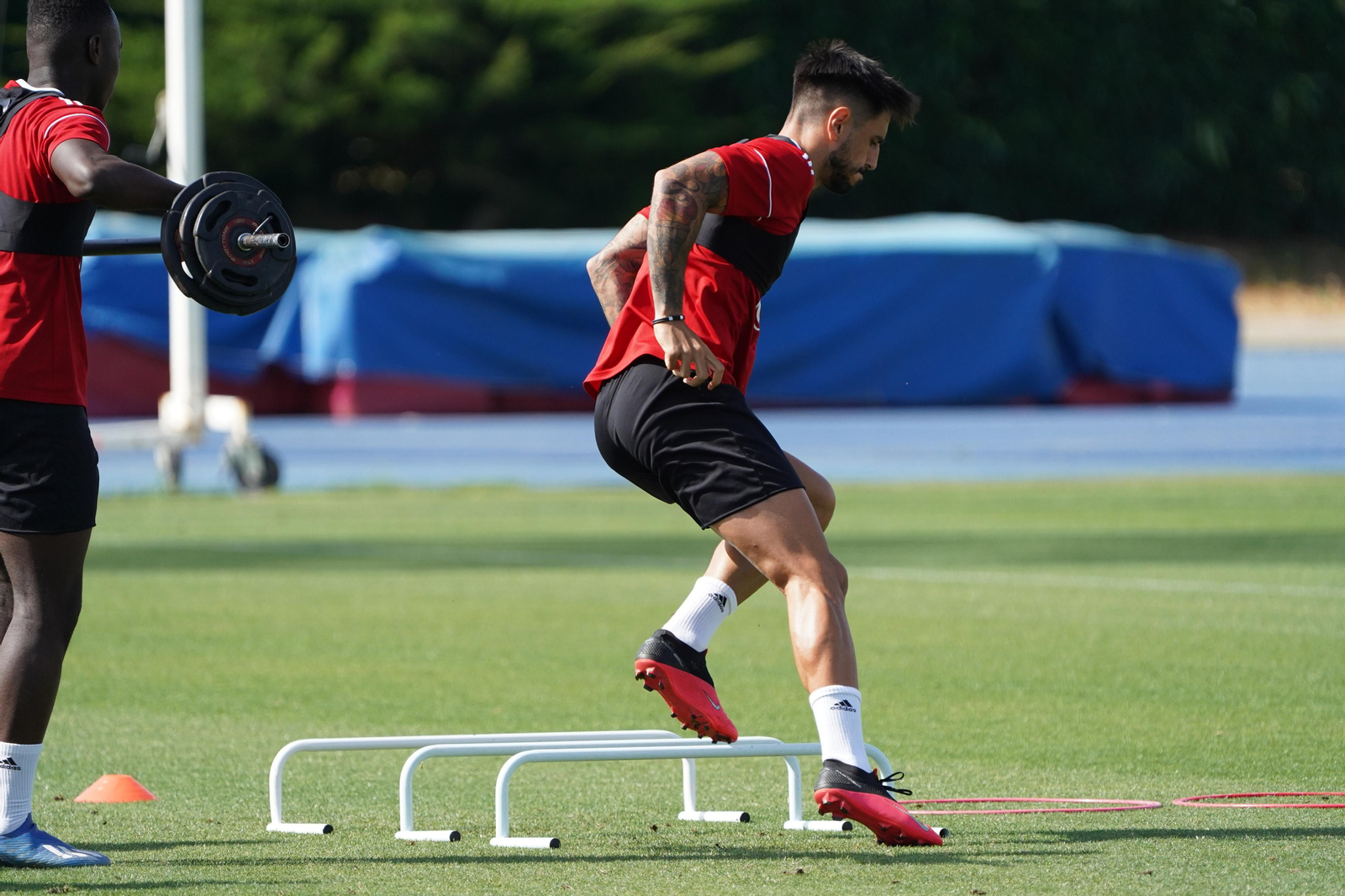Entrenamiento matutino de la UDA (viernes 29)
