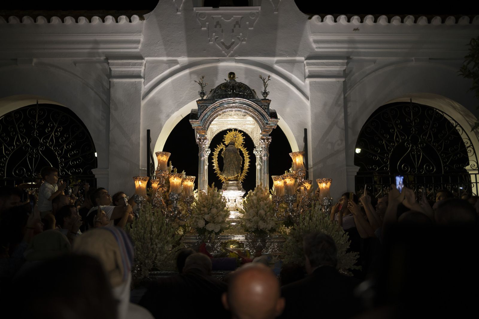 Imágenes de la recogida de la Virgen de la Cinta 2022