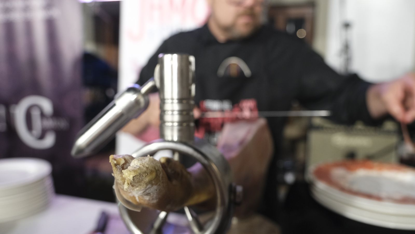 Imágenes del Concurso Nacional de Cortadores de Jamón de Serón