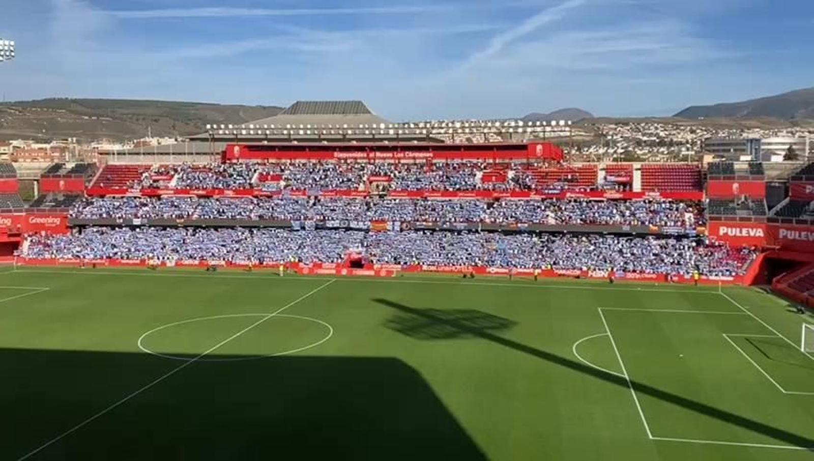 Afición del Málaga CF en Los Cármenes Afición del Málaga CF en Los Cármenes
