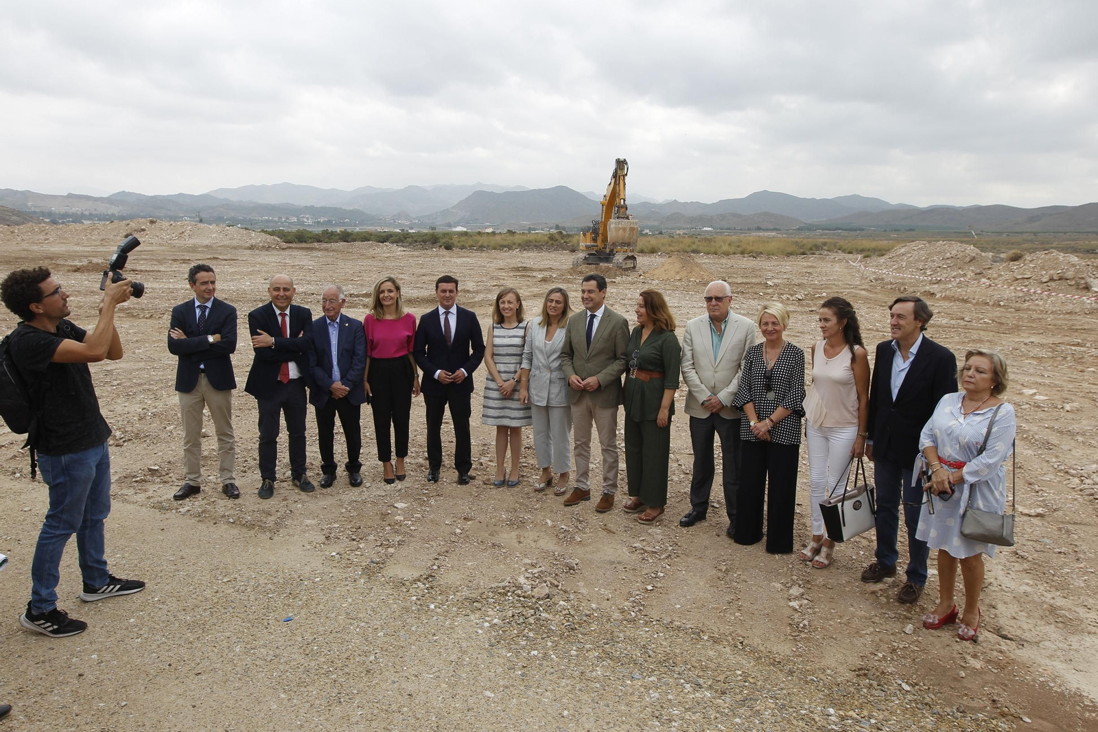 Fotogalería colocación primera piedra cuarto tramo Autovía del Almanzora