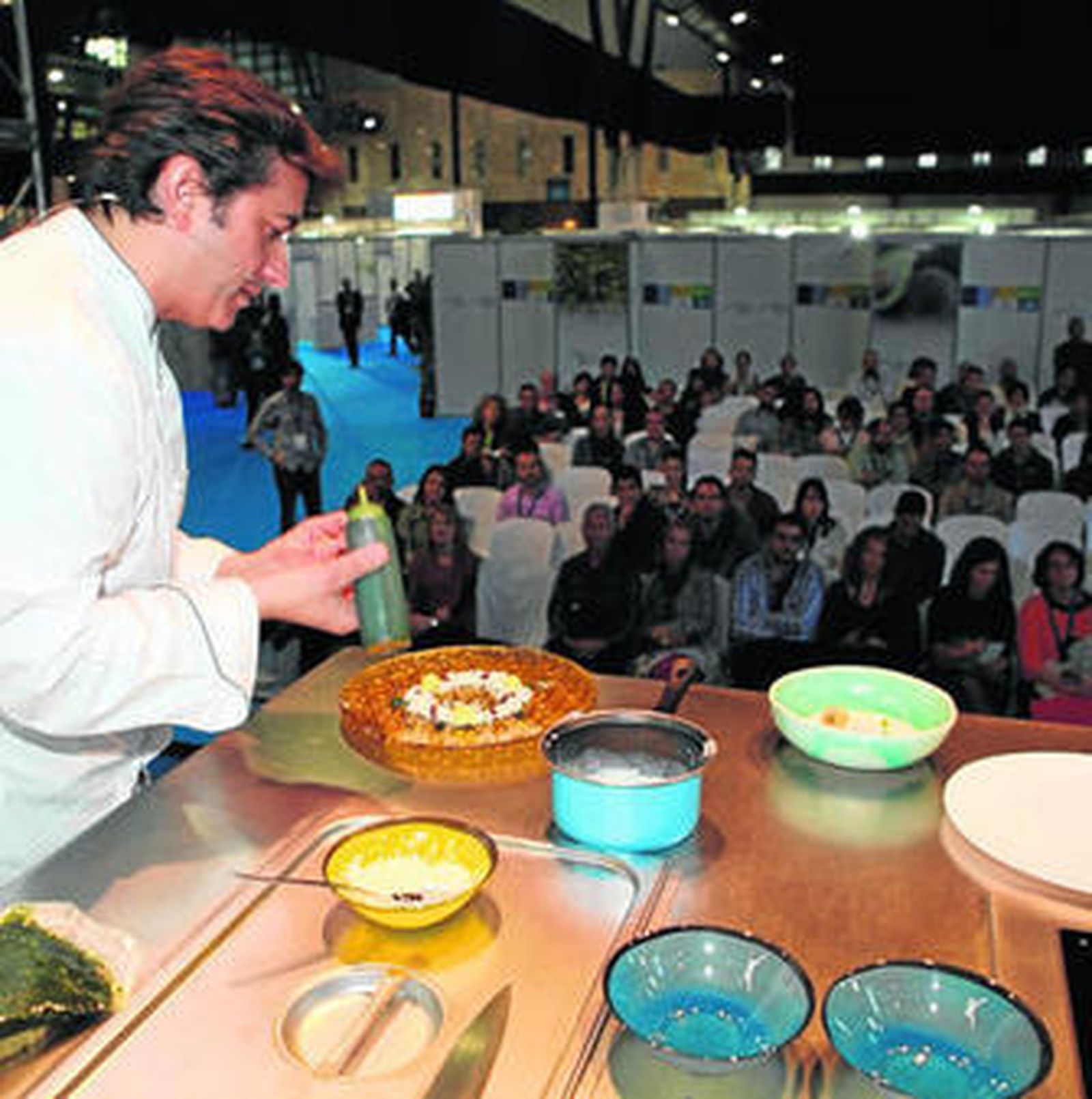 El cocinero José Carlos García participó en el salón.