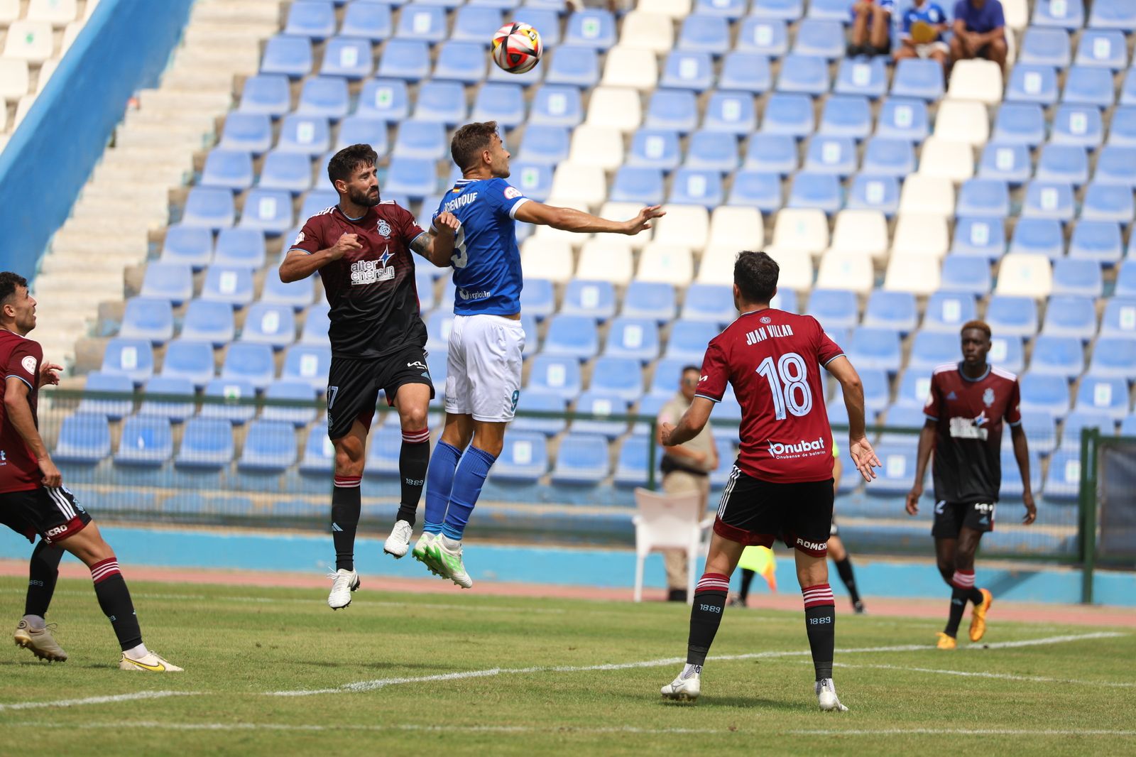 Imágenes del partido entre la UD Melilla y el Recreativo de Huelva