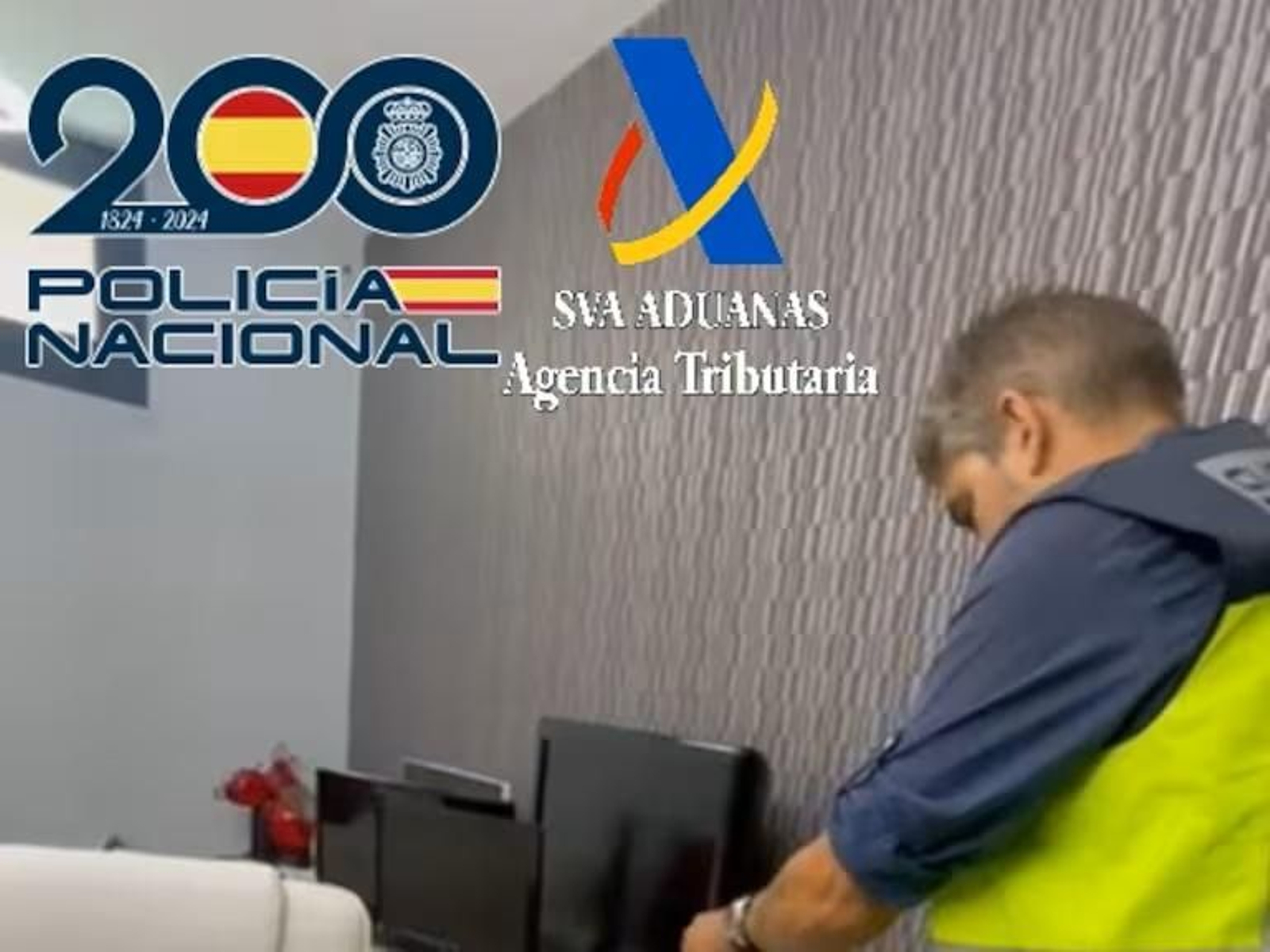 Un momento de la actuación policial