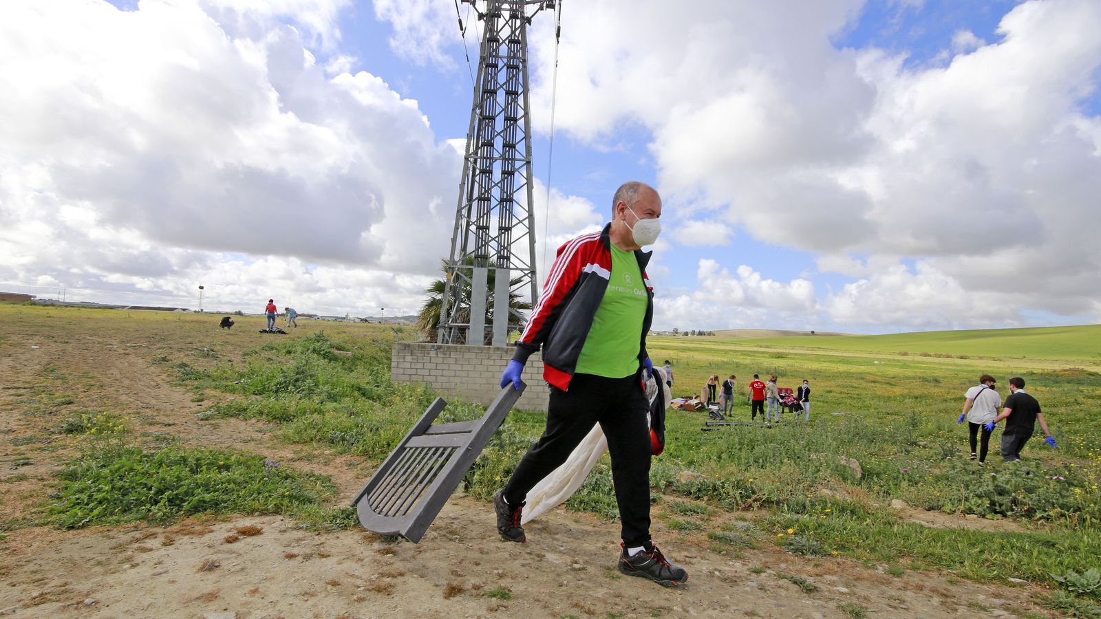 Gran recogida de Zero Waste Jerez con casi 40 voluntarios