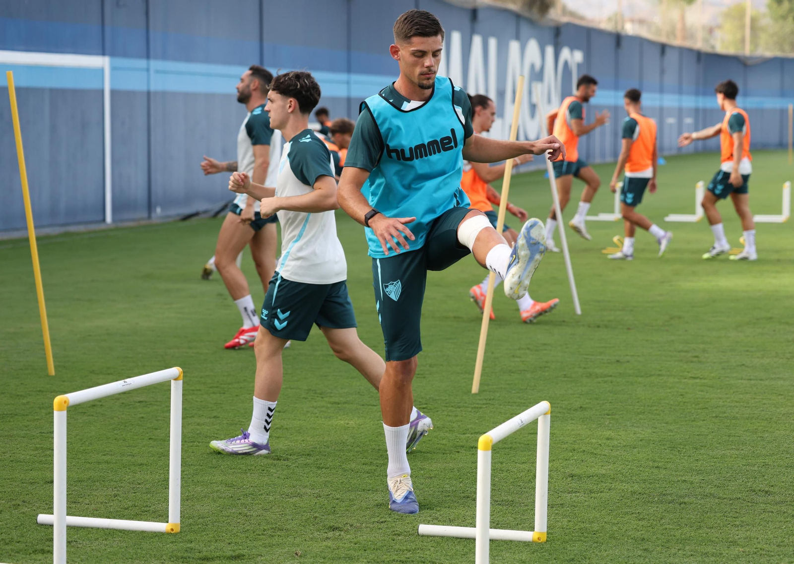 Javi Montero ya trabaja con el Málaga CF en el Anexo de La Rosaleda