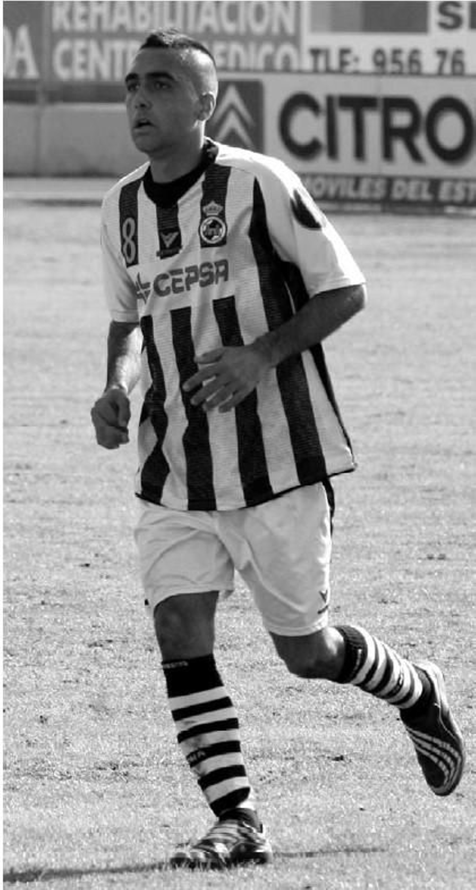 El linense Paquito González, que debutó ante el Real Jaén