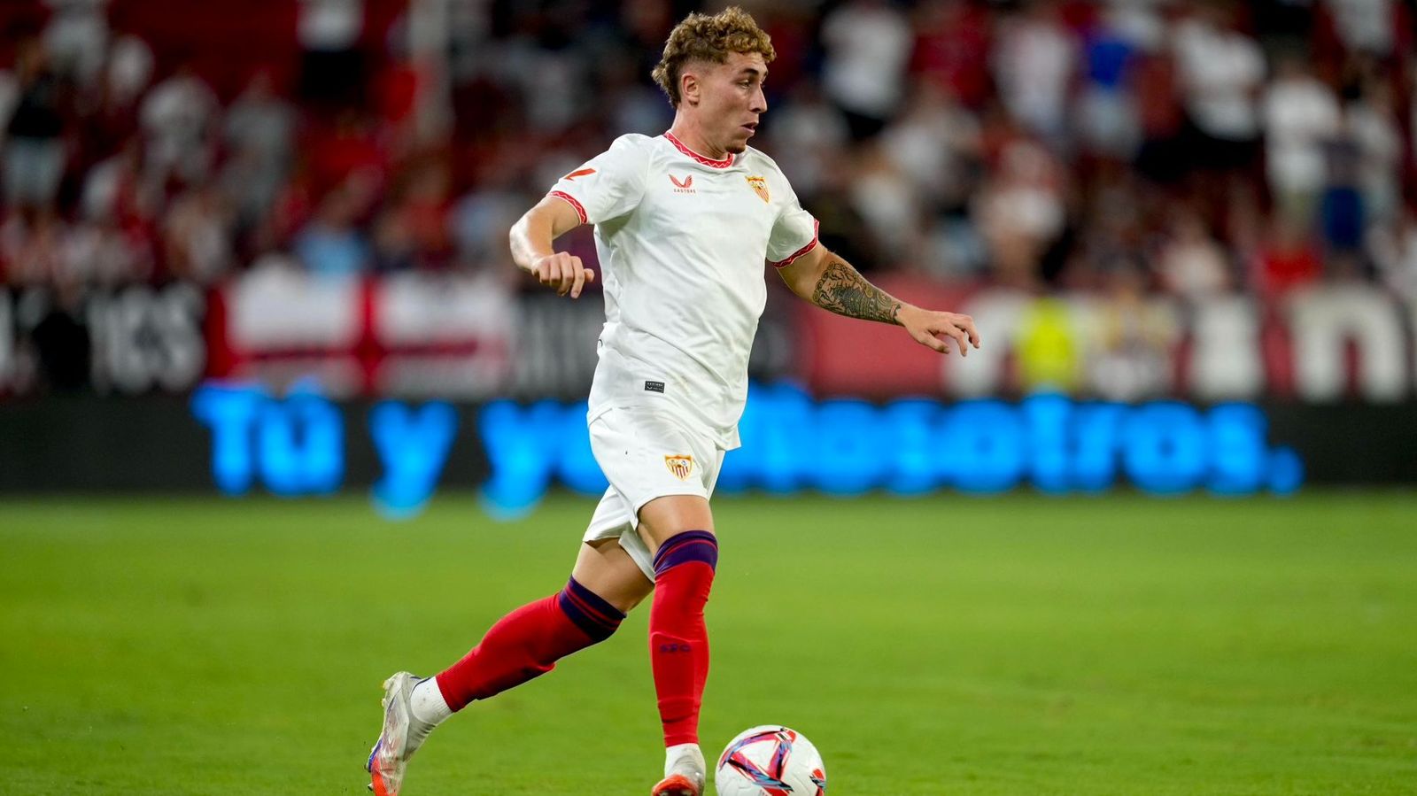 Darío Benavides en el Ramón Sánchez Pizjuán