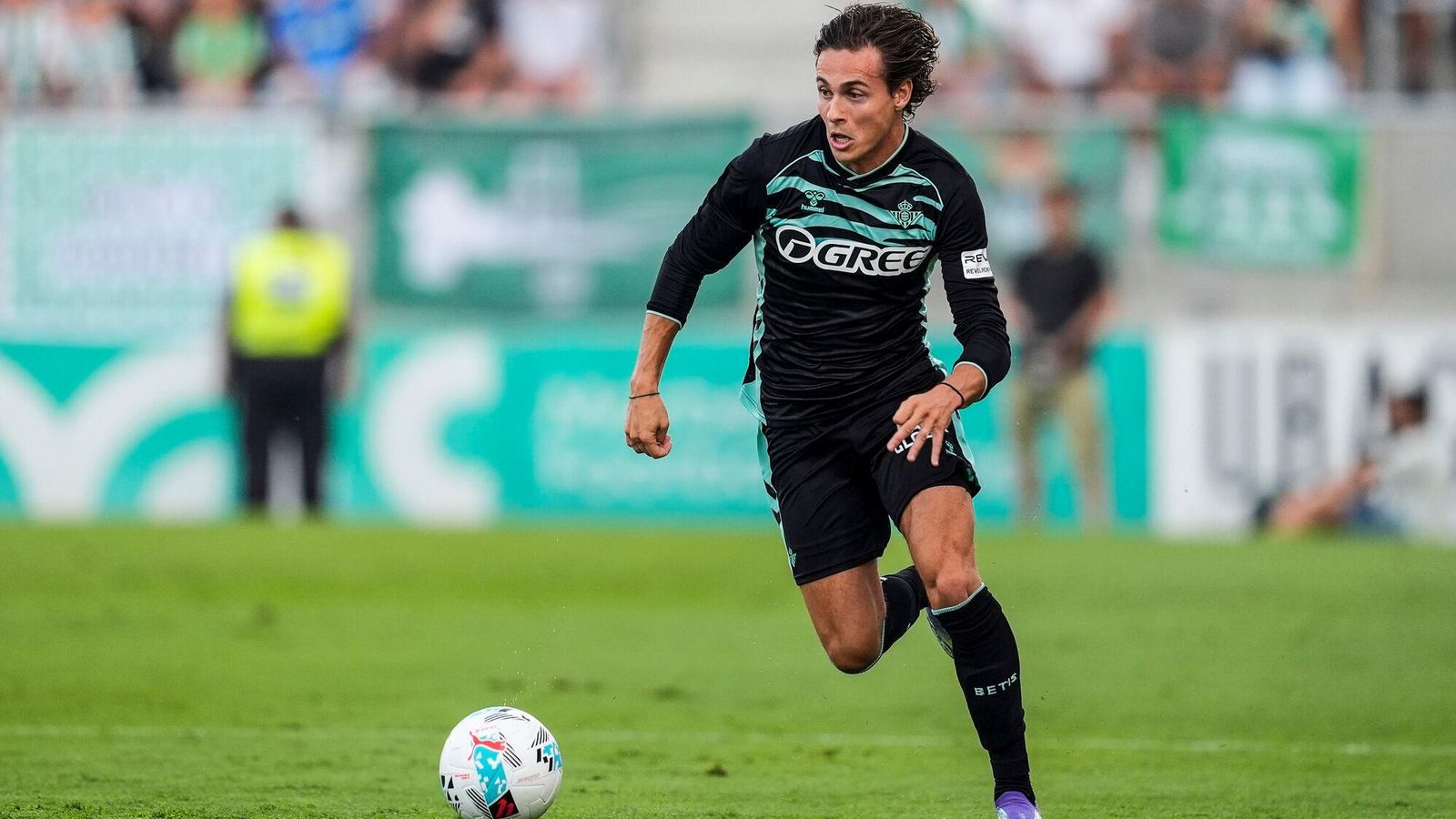 Rodrigo Riquelme, en el amistoso de verano ante el Como.