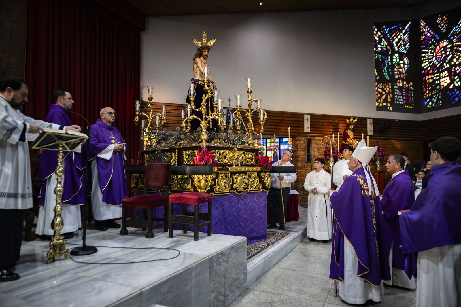 Así ha sido la bendición del Señor de Humildad, de la Agrupación Parroquial de Barbadillo