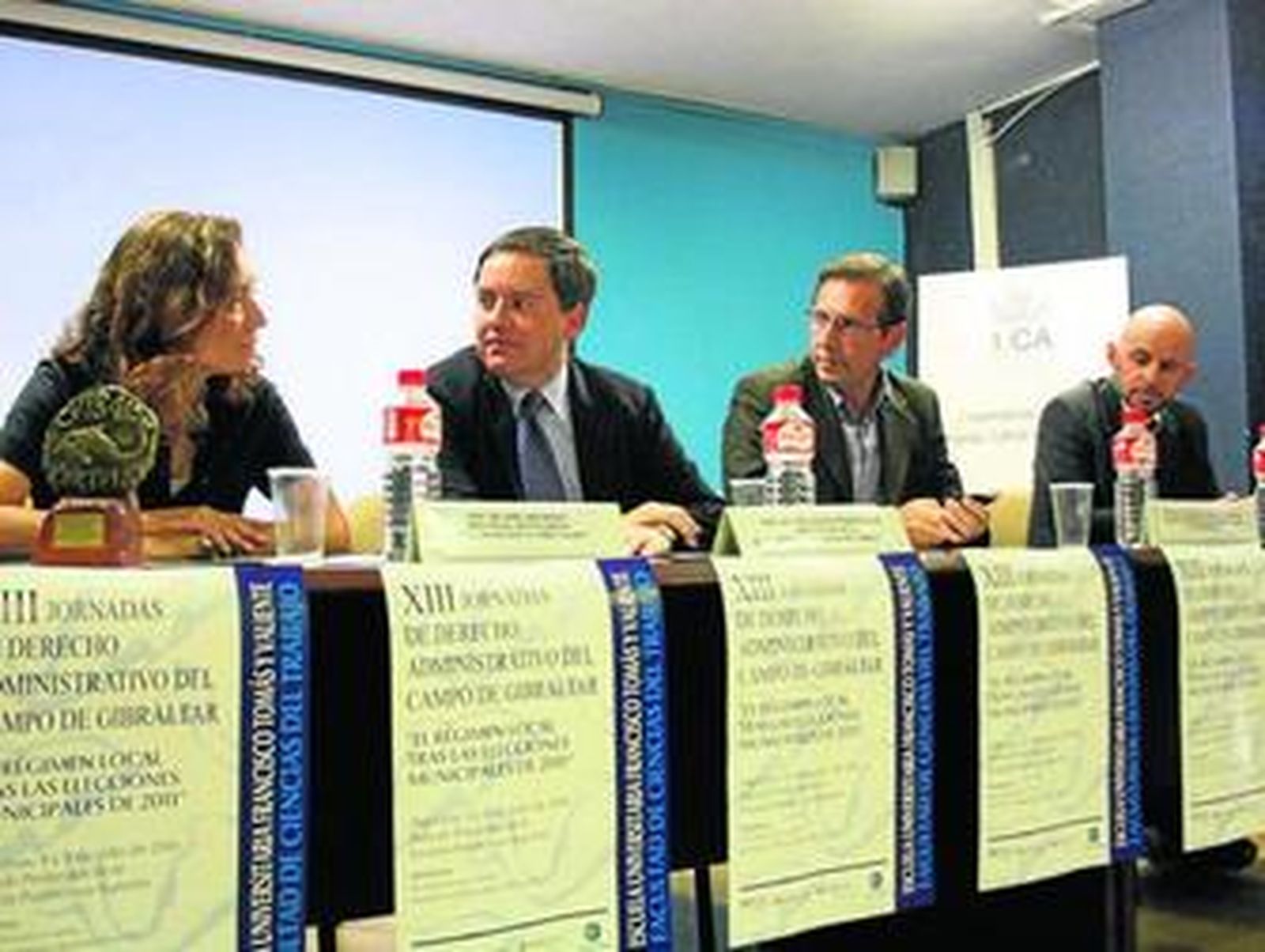 Imagen de la inauguración de las XIII Jornadas de Derecho Administrativo del Campo de Gibraltar.