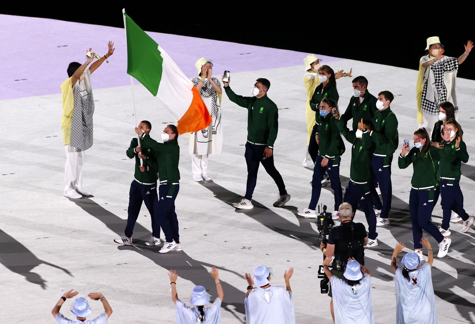 La ceremonia inaugural de los Juegos Olímpicos de Tokio 2020, en imágenes