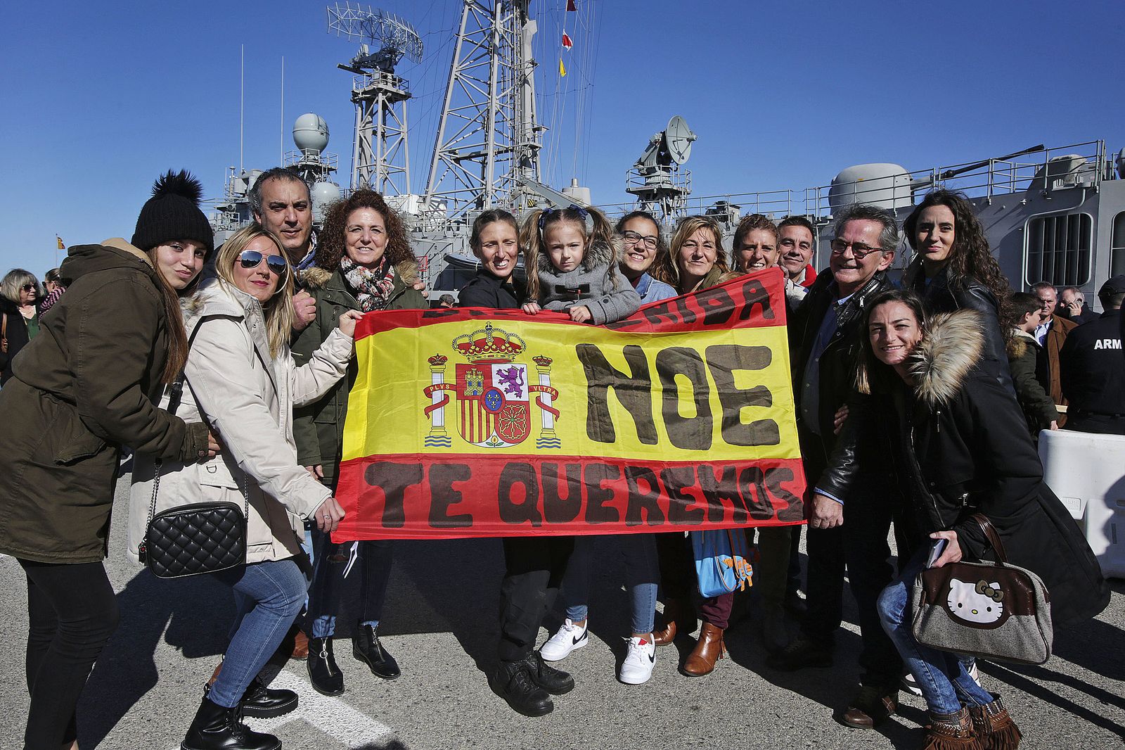 Las mejores imágenes del regreso de la fragata 'Canarias'