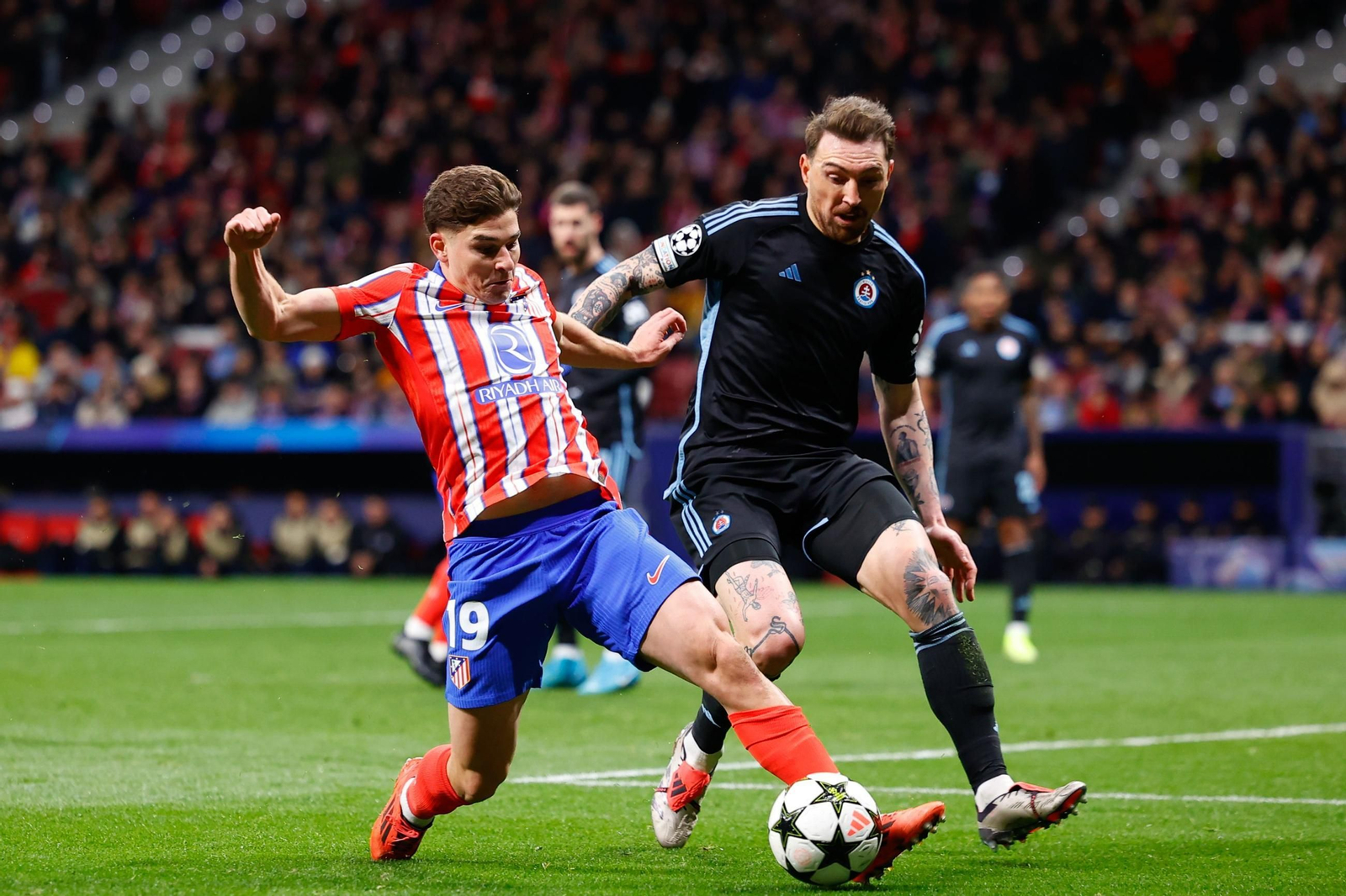Las fotos del Atlético de Madrid - Slovan de Bratislava