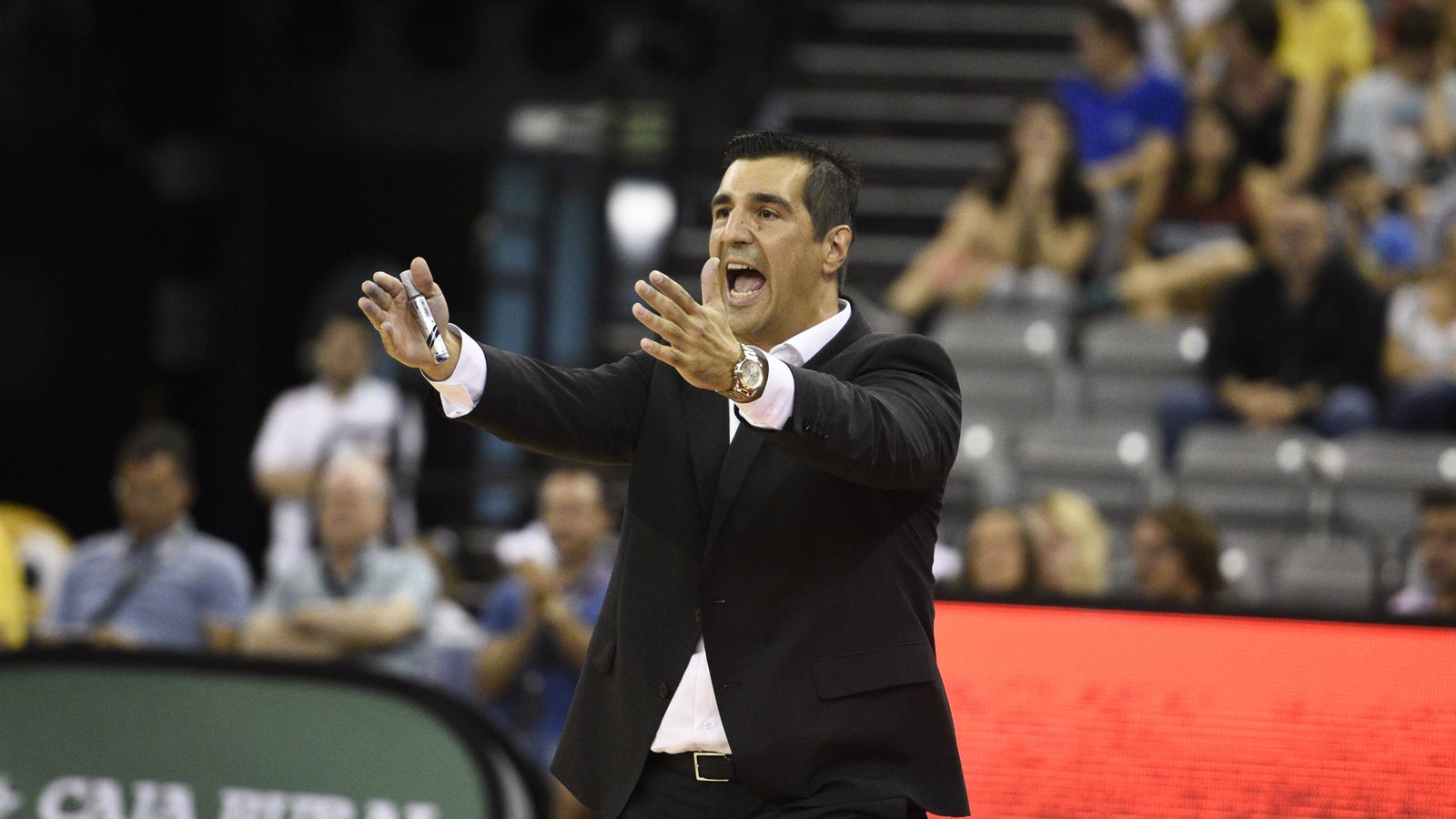 Pablo Pin, durante un encuentro de esta temporada.