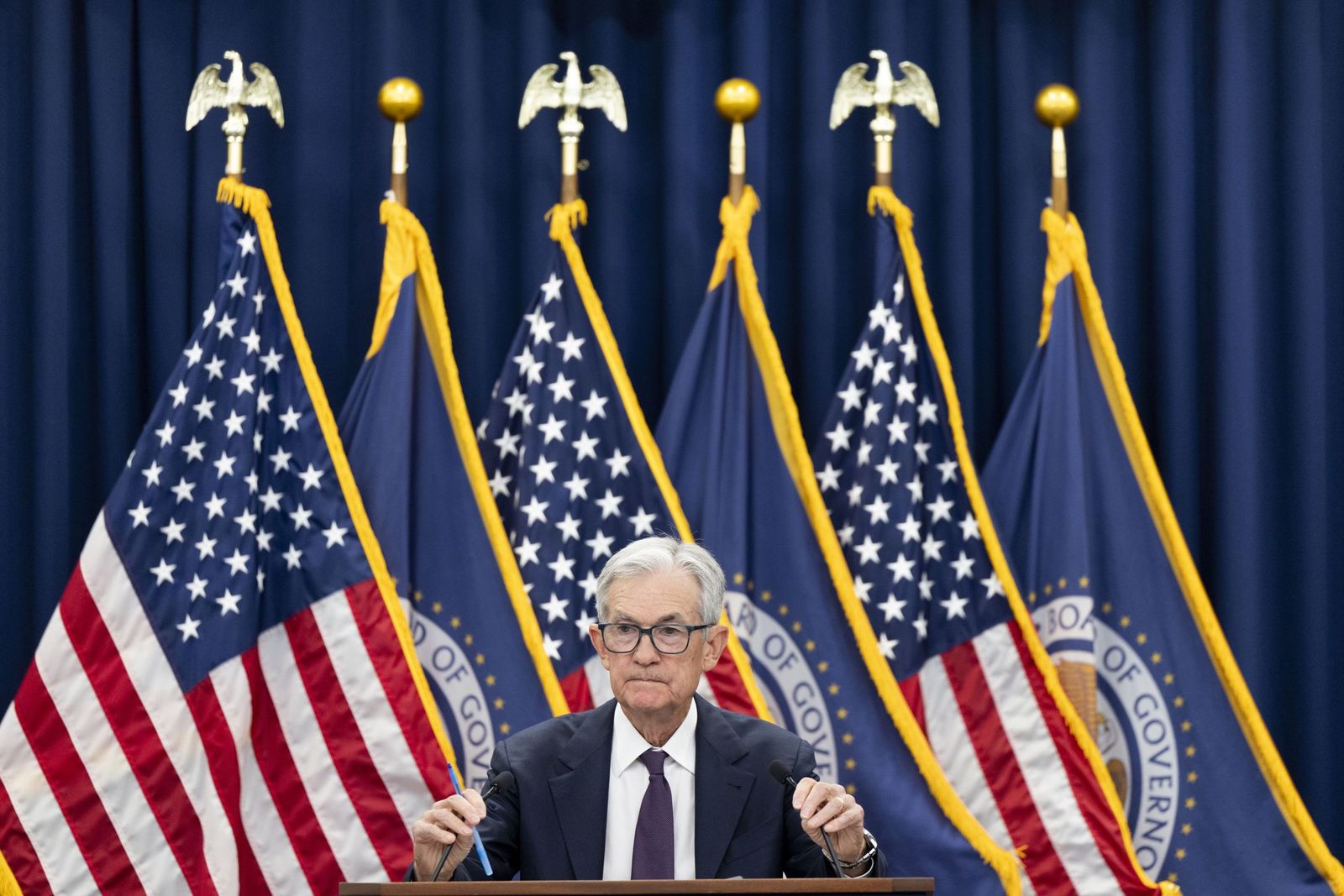 Jerome Powell, presidente de la Reserva Federal (Fed) de Estados Unidos.