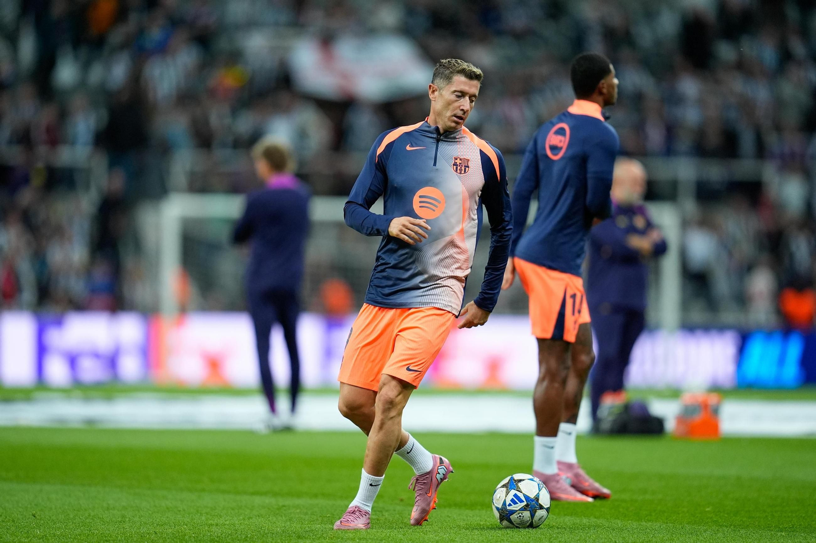 Las fotos del Newcastle-Barcelona