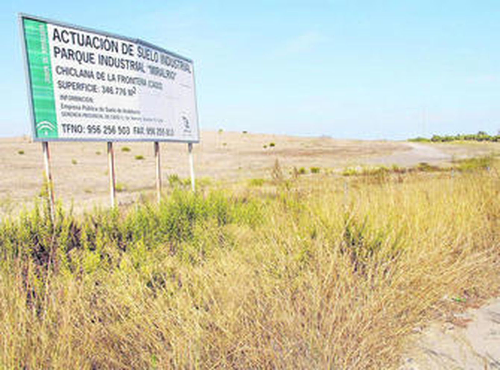 Zona en la que está previsto el desarrollo del nuevo parque industrial.