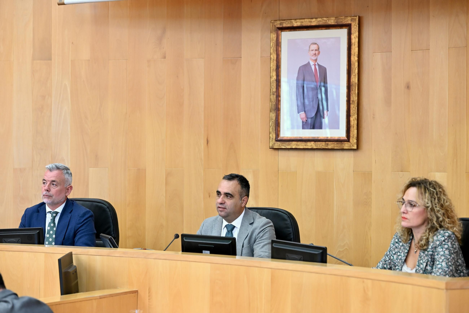 Francis Rodríguez, presidente de la Diputación, durante el pleno de septiembre.