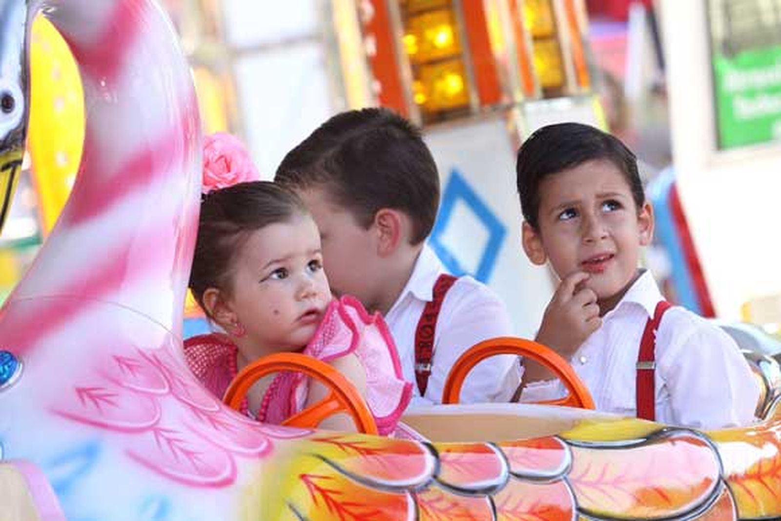 Los pequeños de la casa fueron los protagonistas del día en las atracciones del real

Foto: Vanessa Perez/J.M.Q.