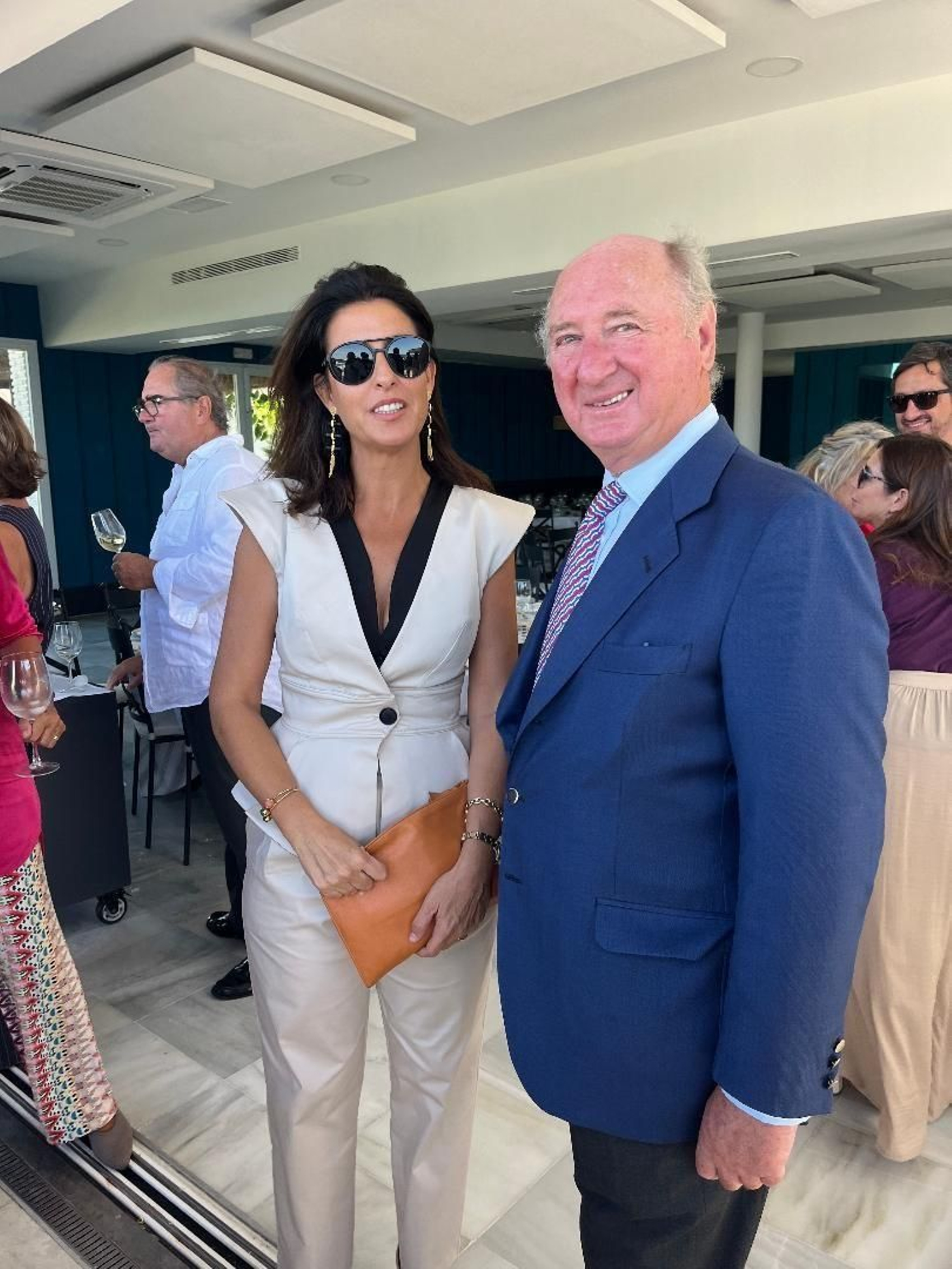 María Jesús Domecq con Ricardo Revuelta.