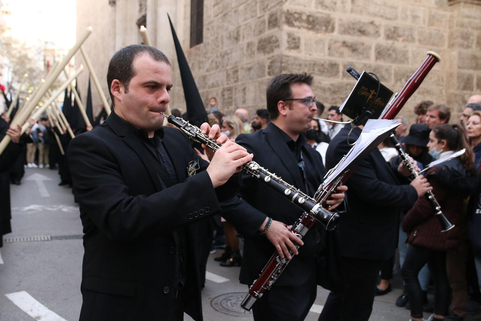 La procesión de Soledad de Almería, en imágenes