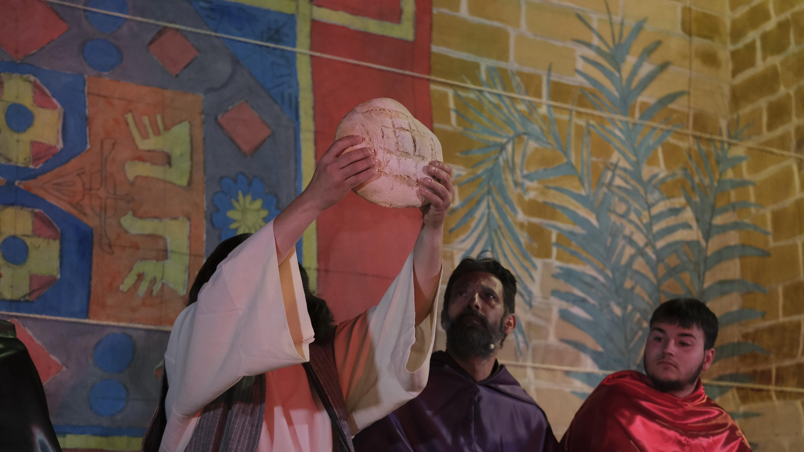 Imágenes de la Pasión Viviente en la Semana Santa de Gádor 2023