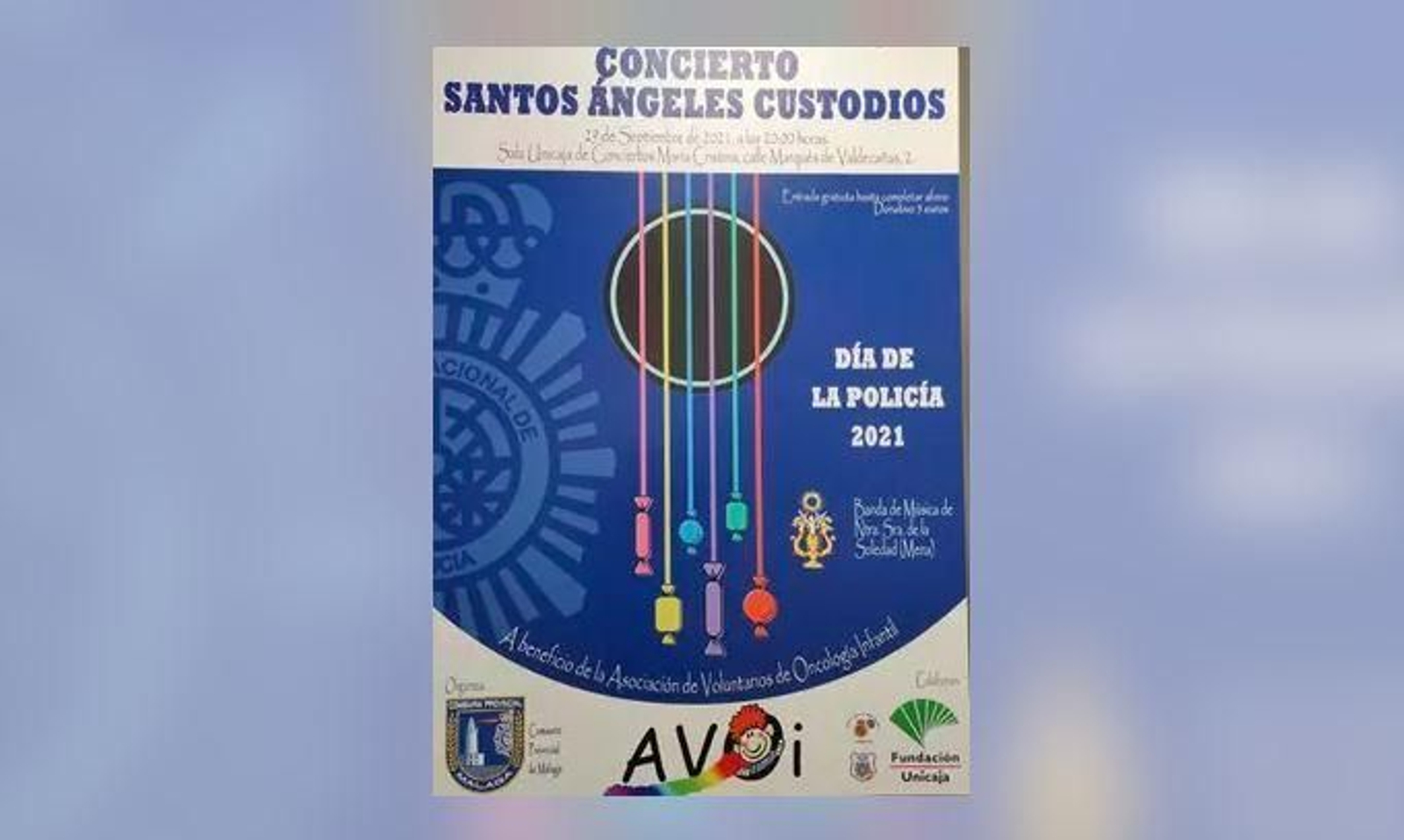 Cartel con el que se anuncia el concierto. Cartel con el que se anuncia el concierto.