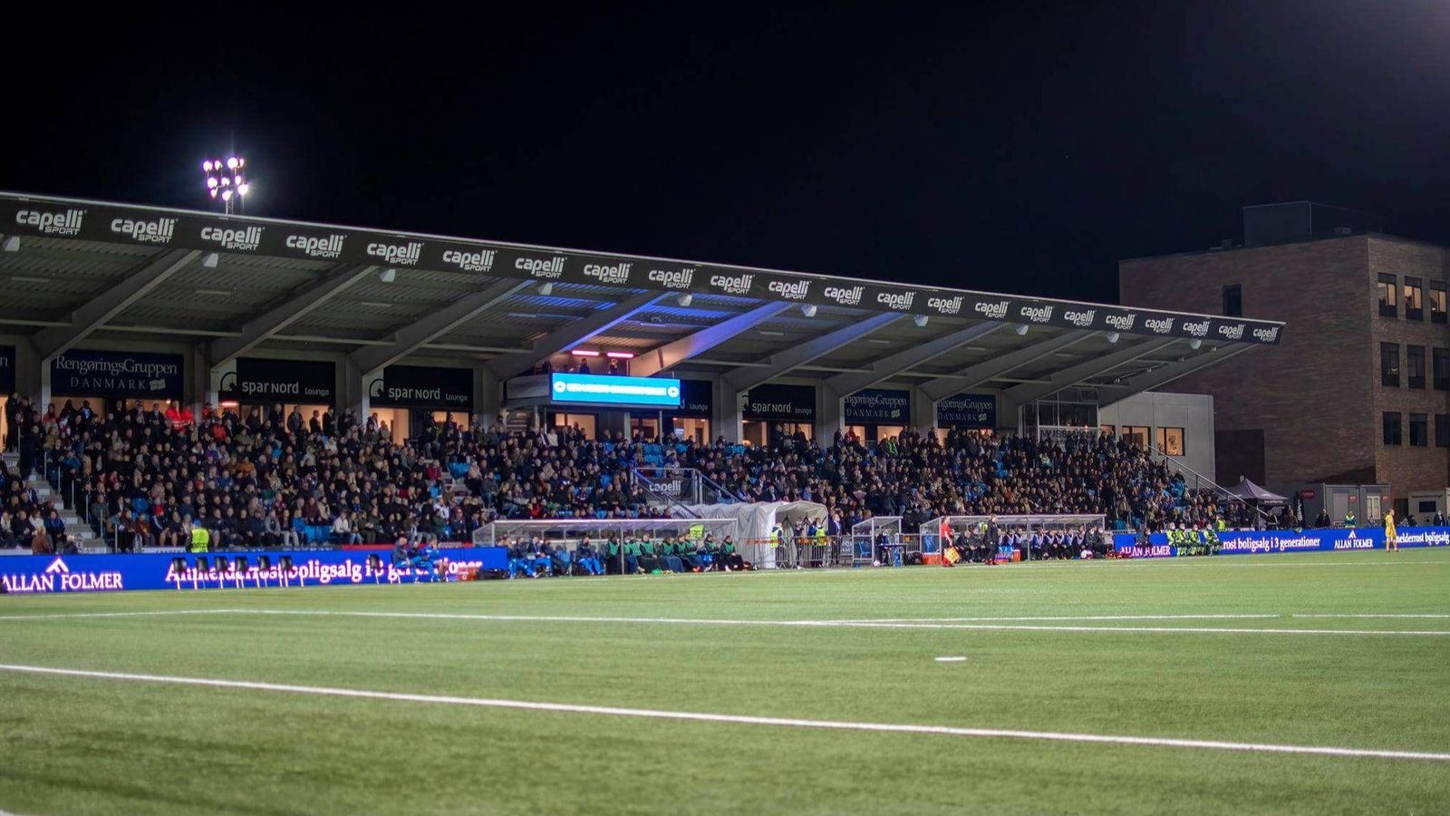 El estadio danés en el que juega el torneo el Algeciras.