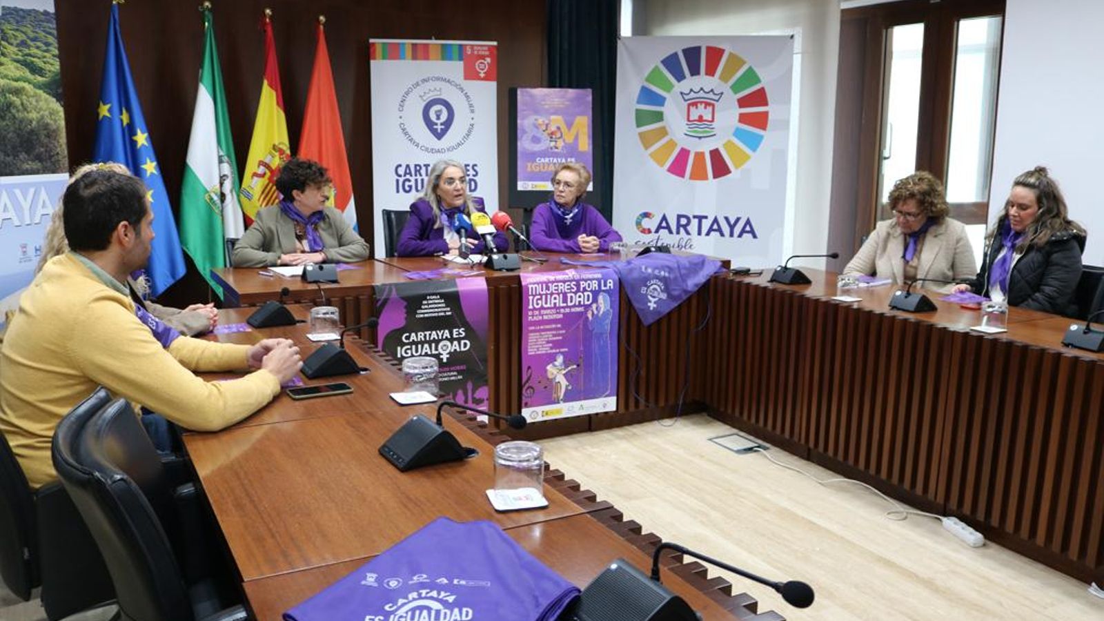 Presentación de la programación por el Día de la Mujer en Cartaya