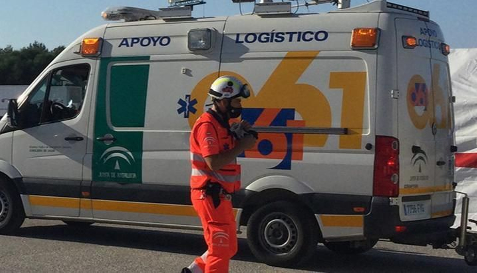 Una ambulancia del Centro de Emergencias Sanitarias 061.