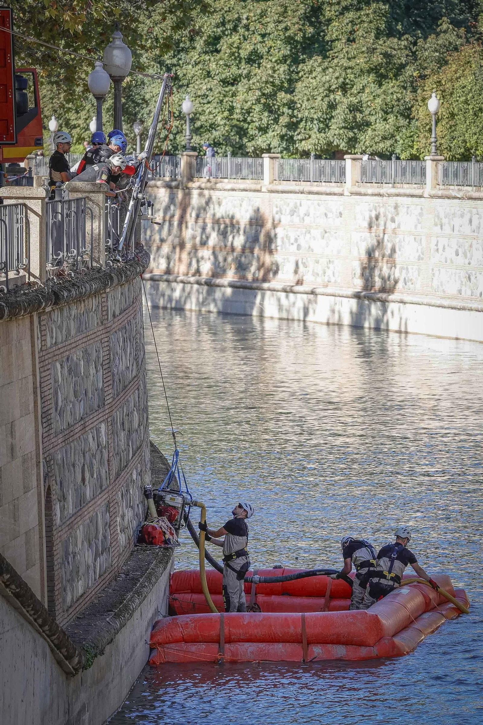 El simulacro ante una inundación en Granada, en imágenes