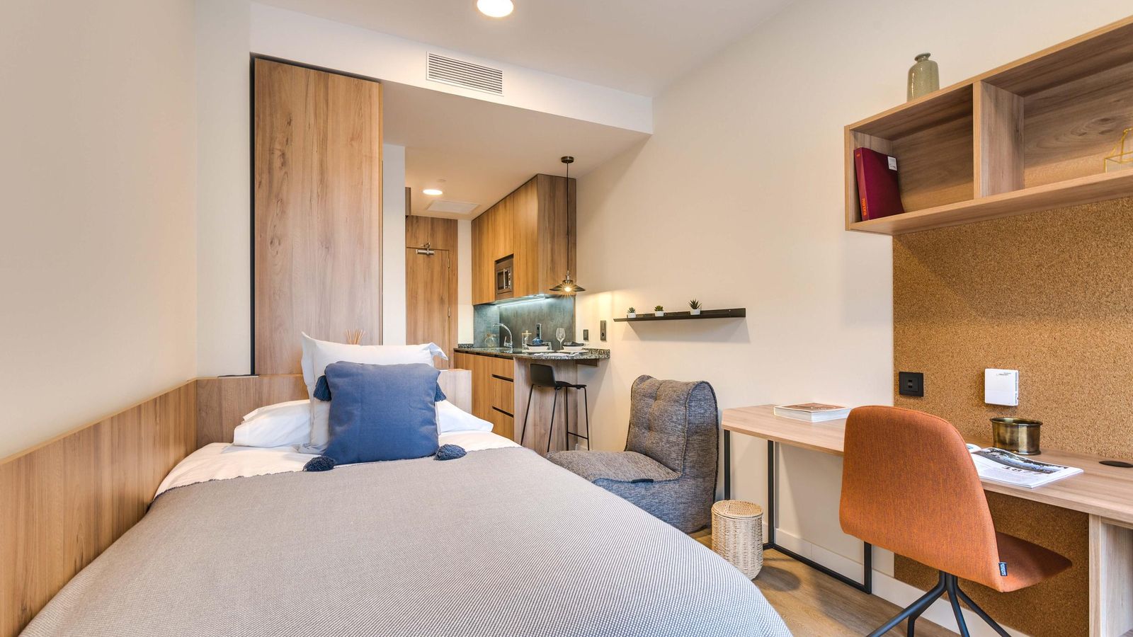 Habitaciones cómodas y modernas.