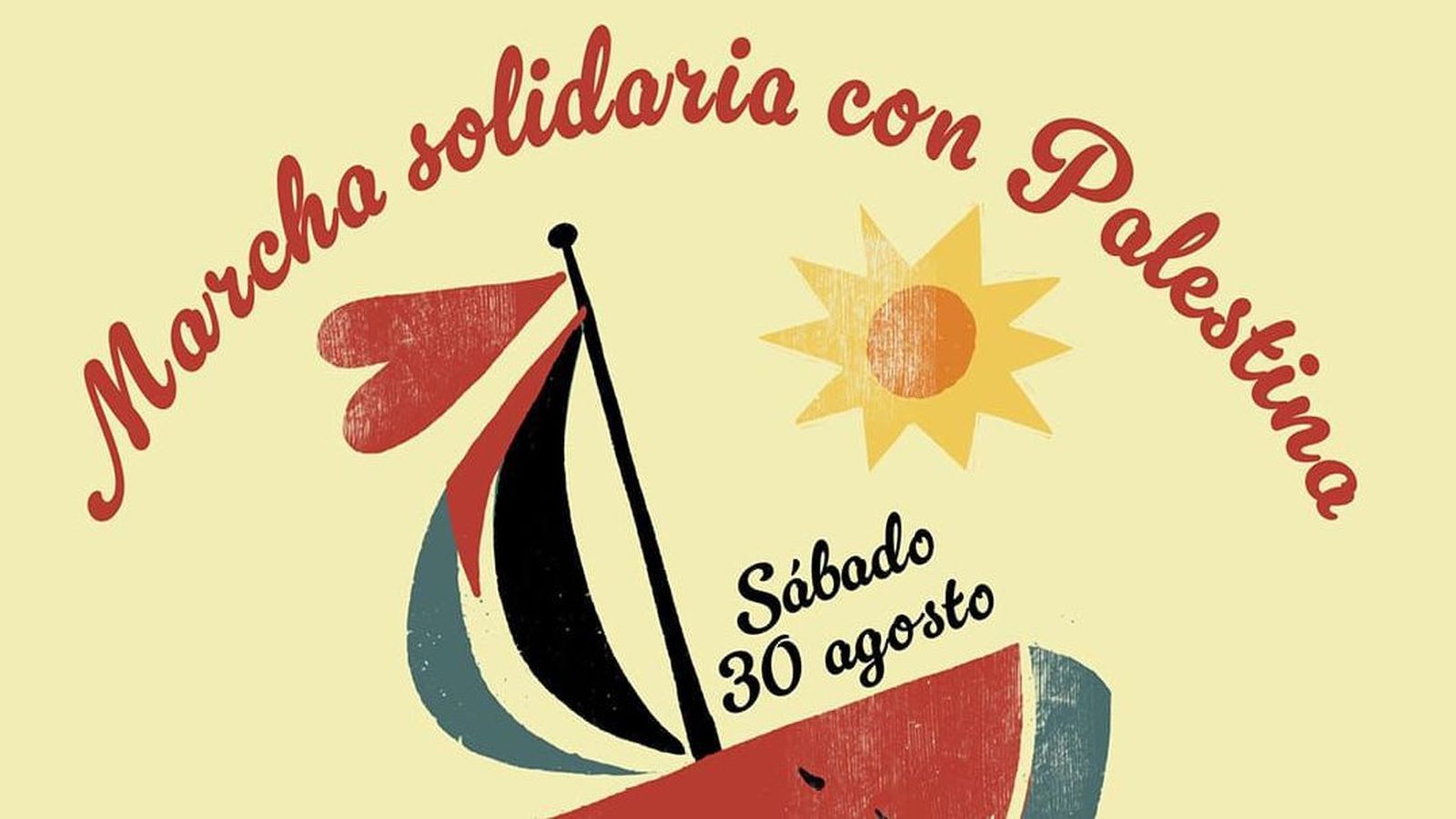 Un fragmento del cartel anunciador de la marcha.