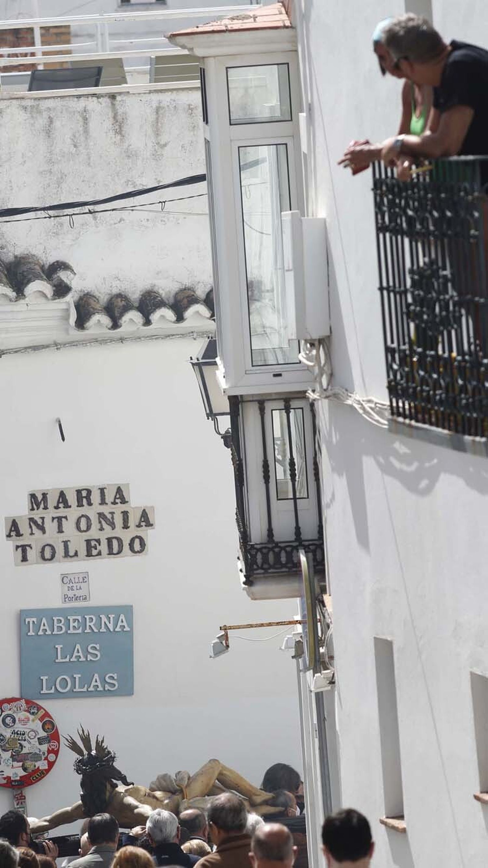 Las imágenes del Viernes Santo en Tarifa: Siete Palabras