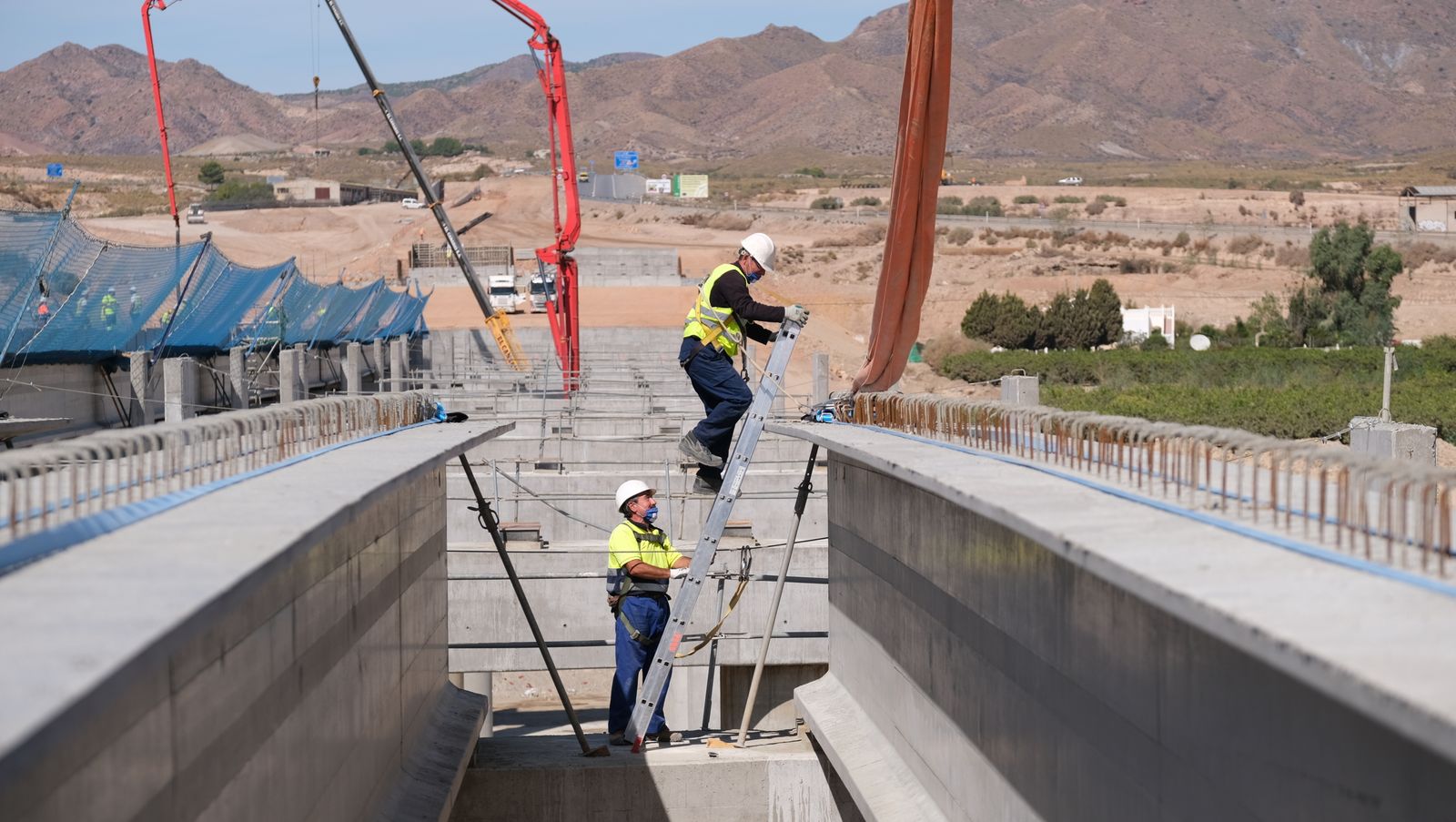Fotogalería visita Consejera de Fomento a las obras de la Autovía del Almanzora