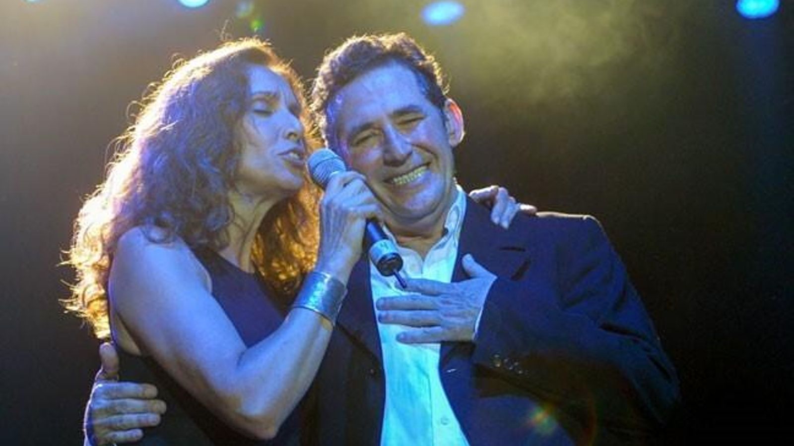 Con Ana Belén en la gira 'El gusto es nuestro'. .