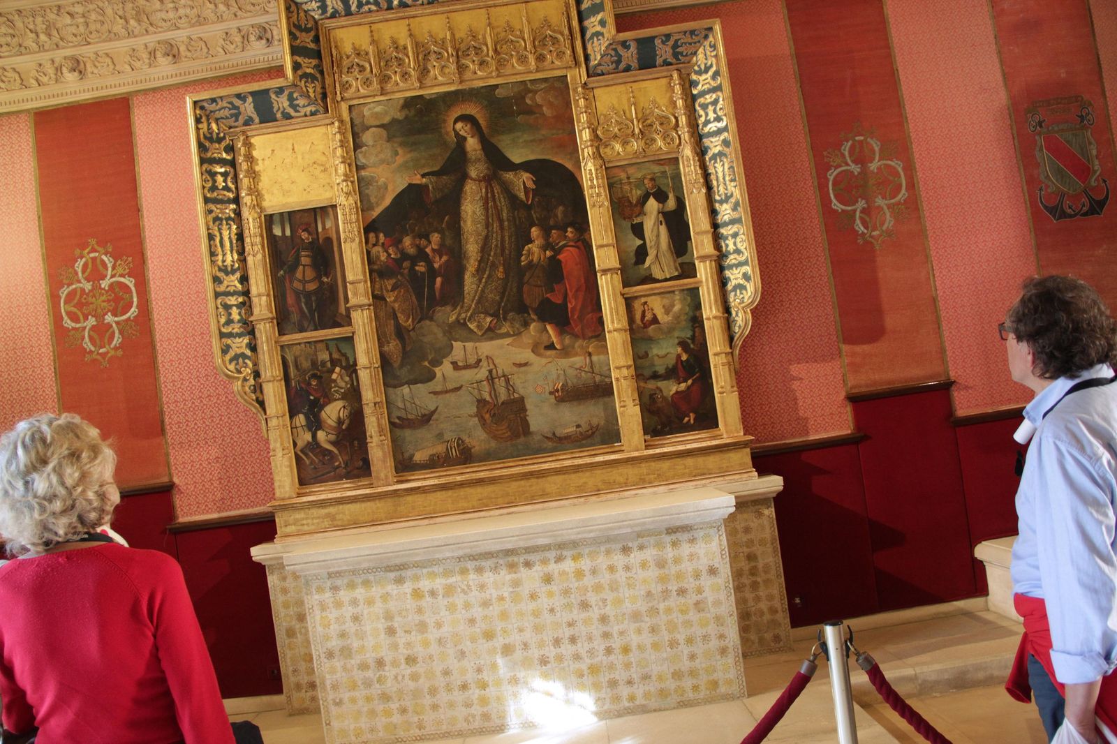 La capilla de la Virgen de los Mareantes del Alcázar.
