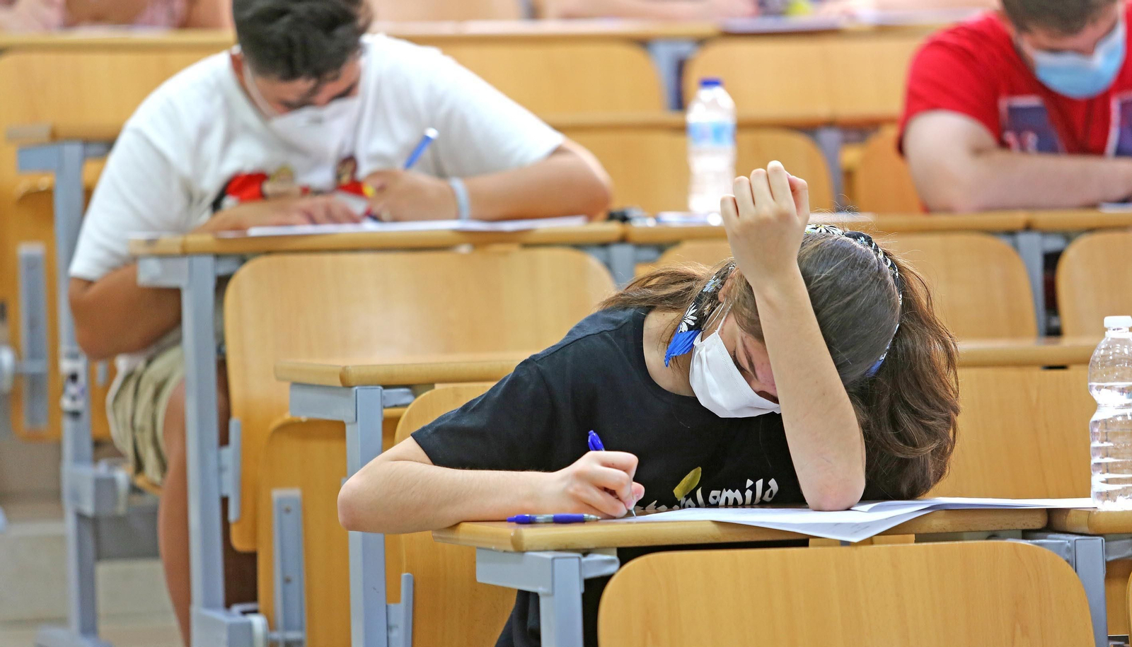 Pruebas de selectividad 2020 en el campus de Jerez
