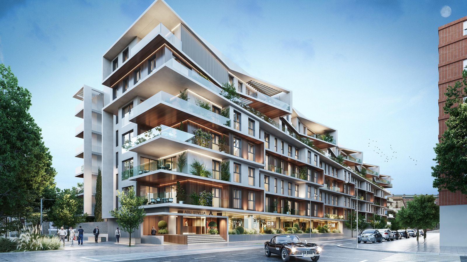 Así quedará la fachada de unos de los edificios en la Fábrica de Artillería