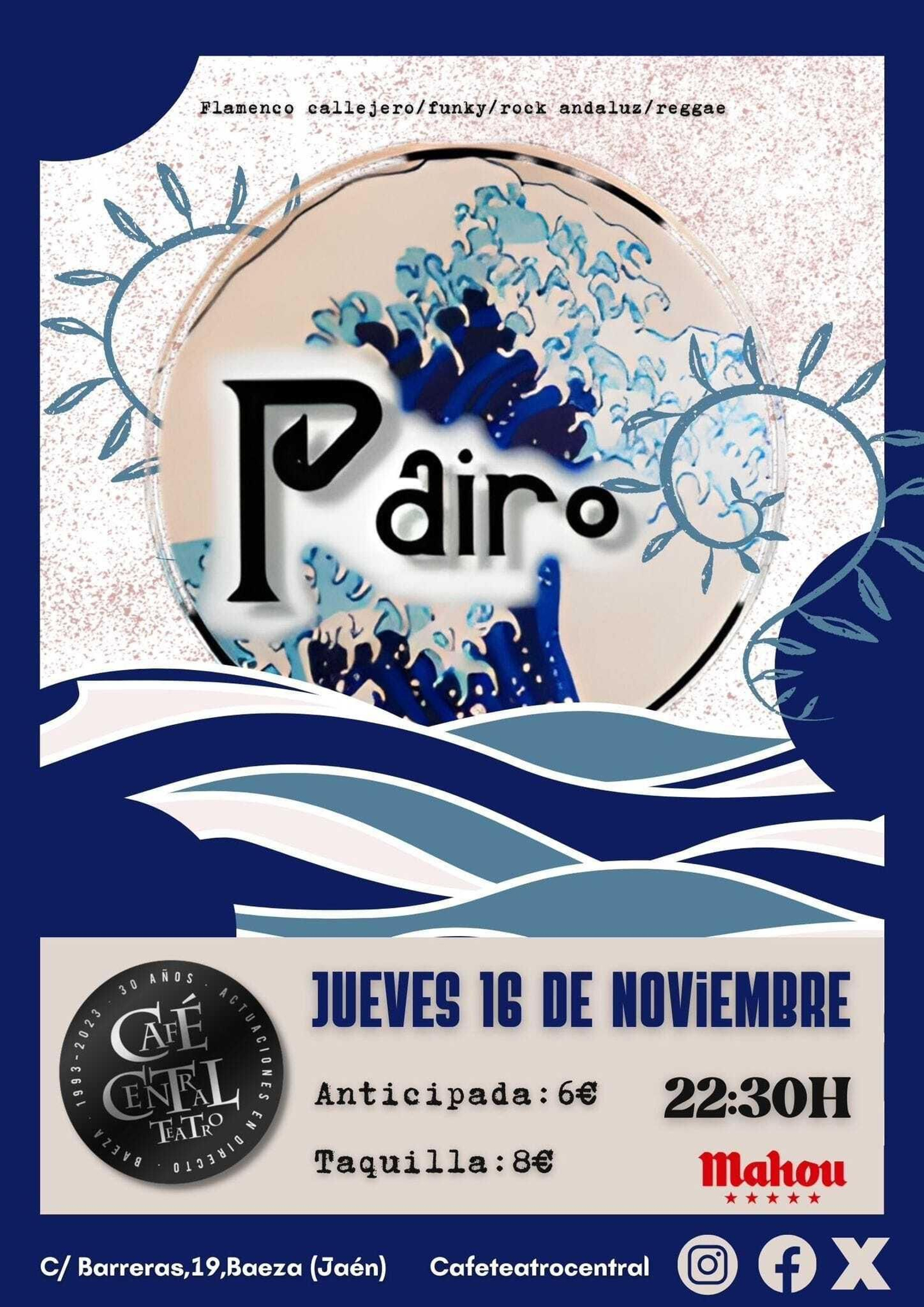 Cartel del concierto de este jueves en Baeza.