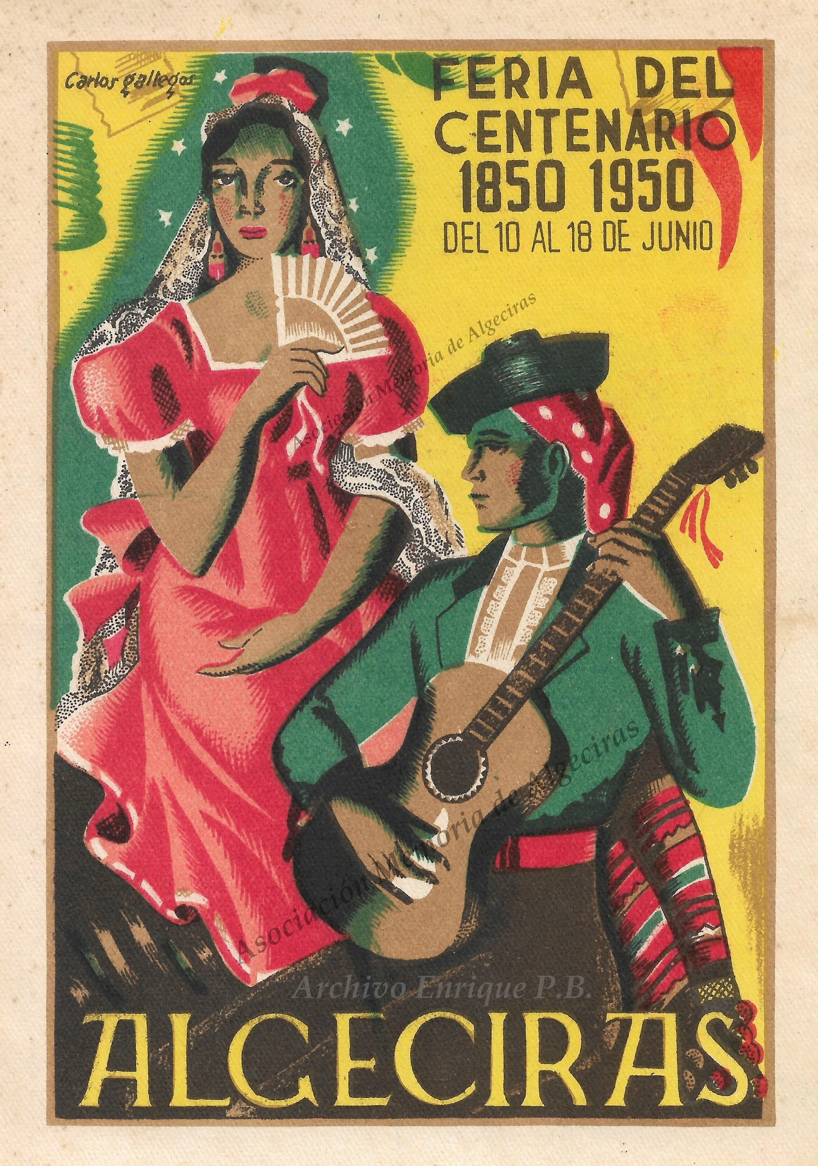 La exposición 'Los primeros 100 años de la Feria de Algeciras', en imágenes