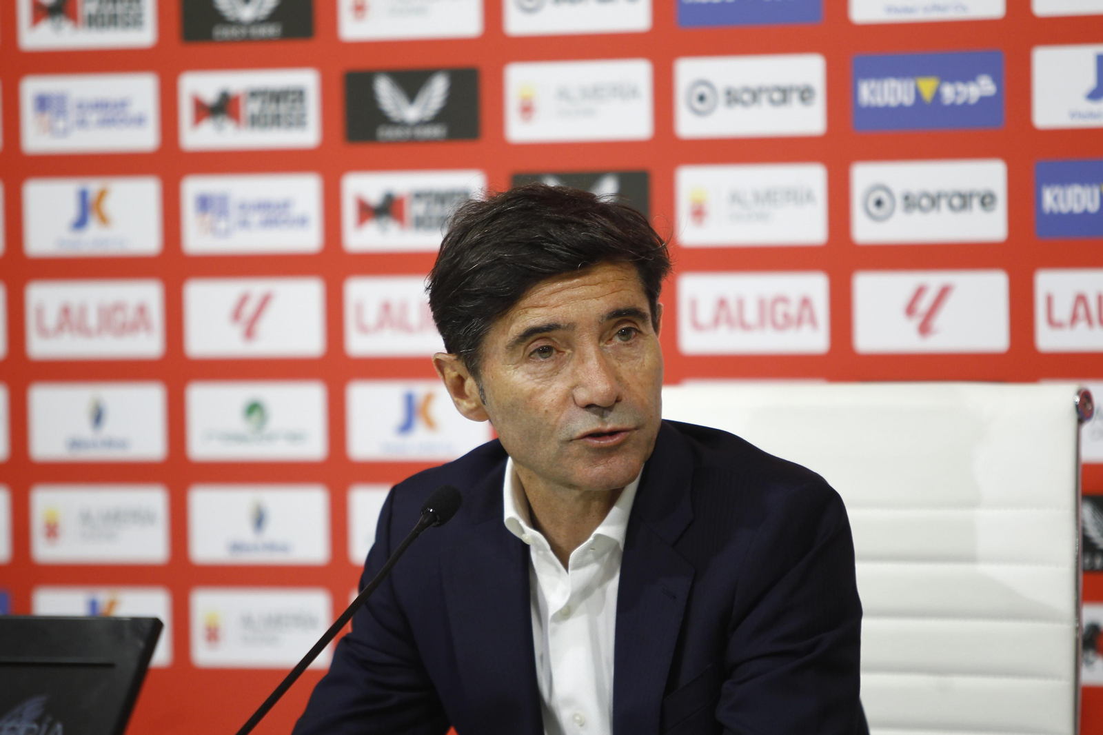 Las mejores imágenes del partido de fútbol U.D. Almería-Villarreal C.F.