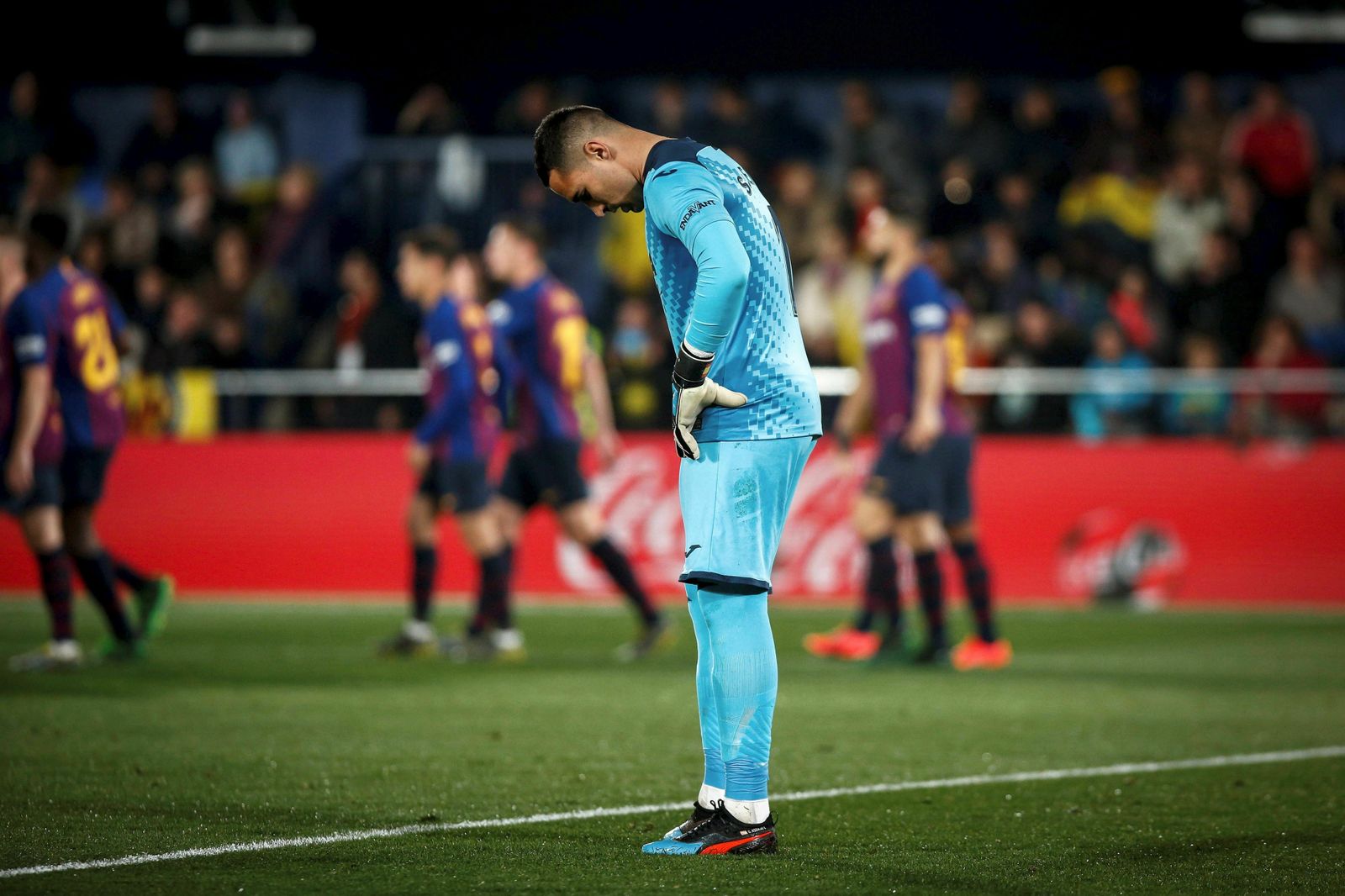 El Villarreal-Barcelona, en imágenes