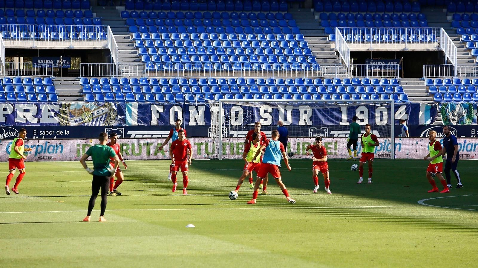 Las fotos del Málaga - Girona