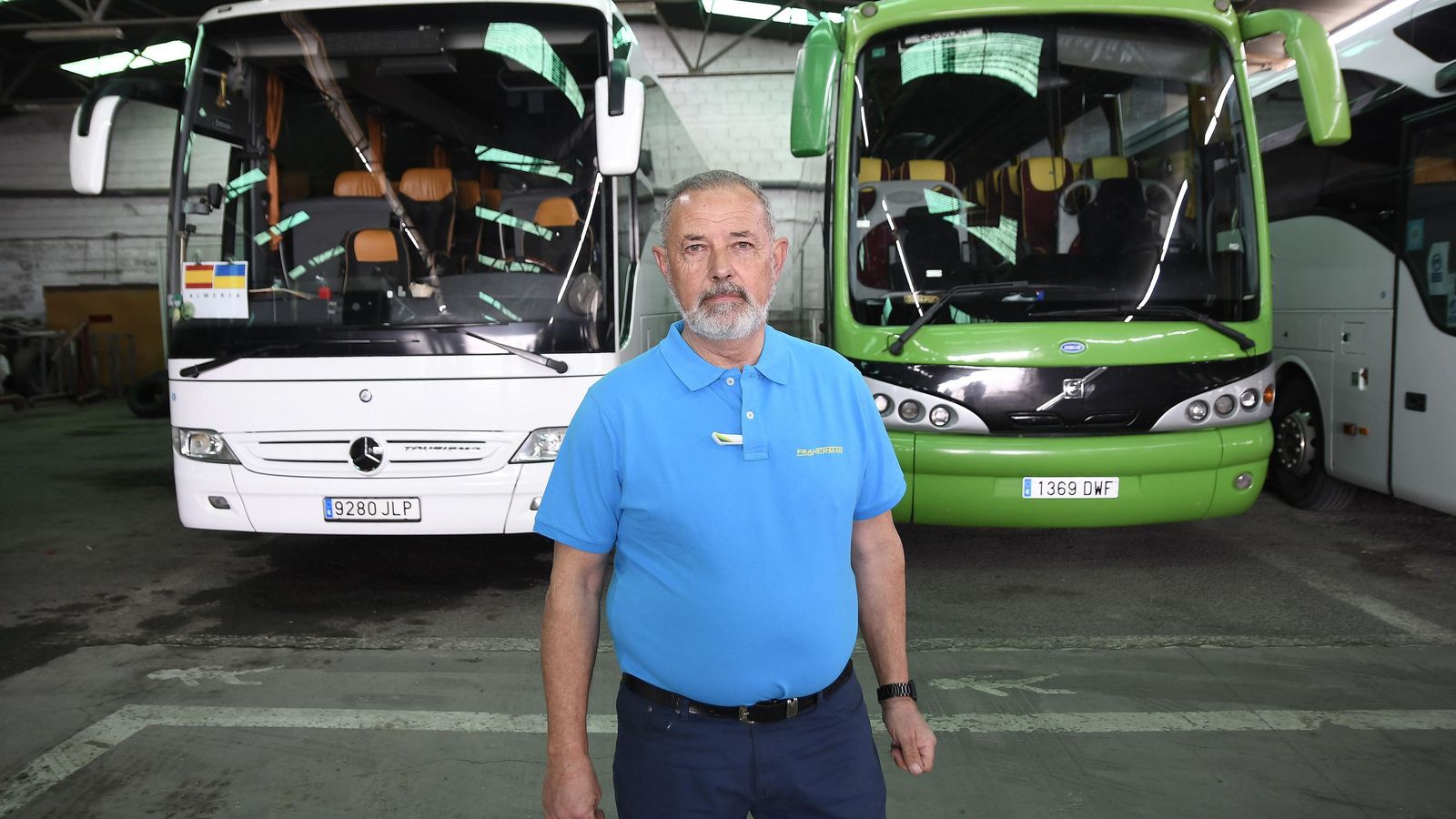 Diego Miranda, uno de los conductores de la empresa Frahermar que hará el trayecto