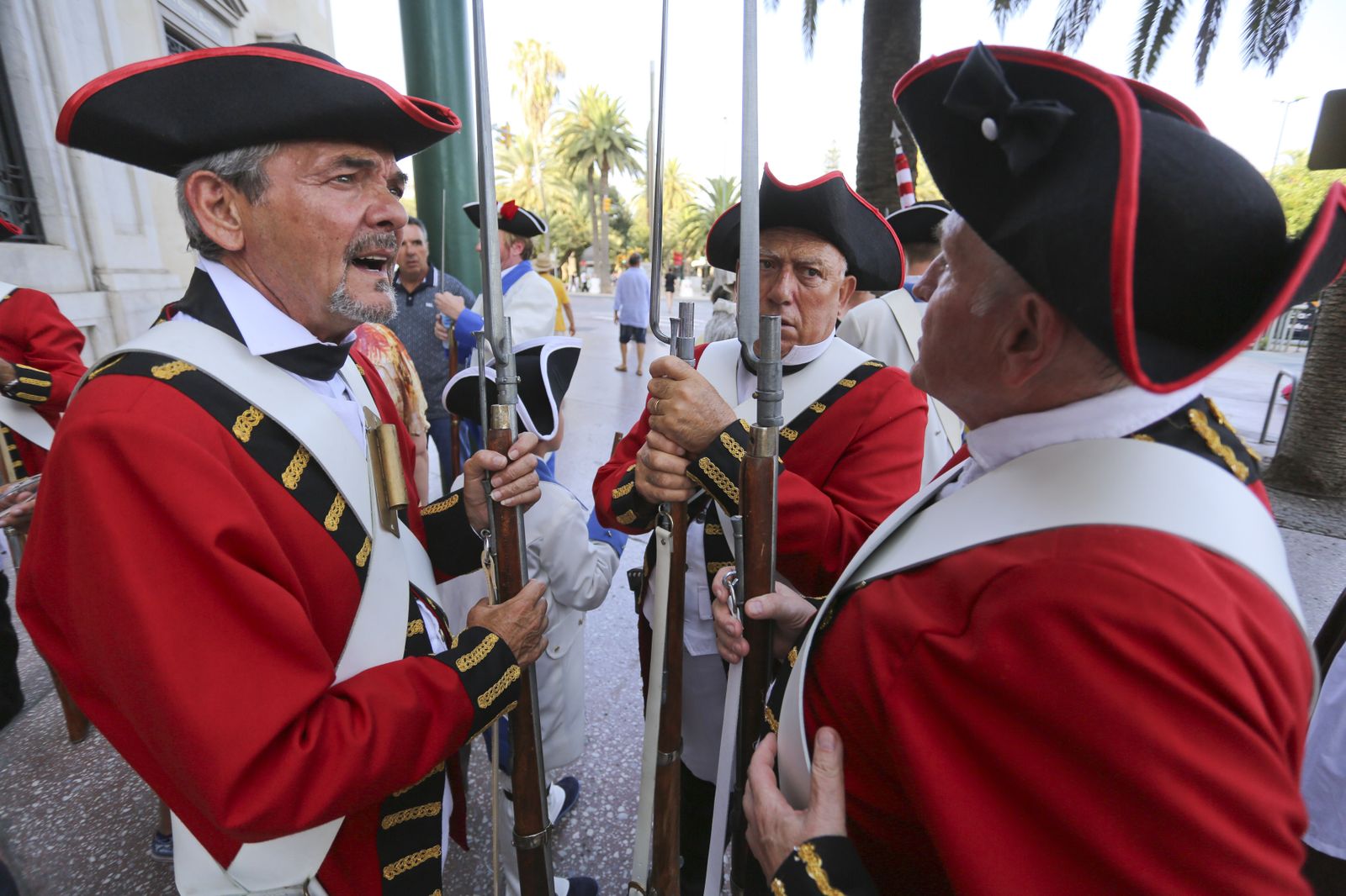 Las fotos del desfile en Málaga en recuerdo a Bernardo de Gálvez