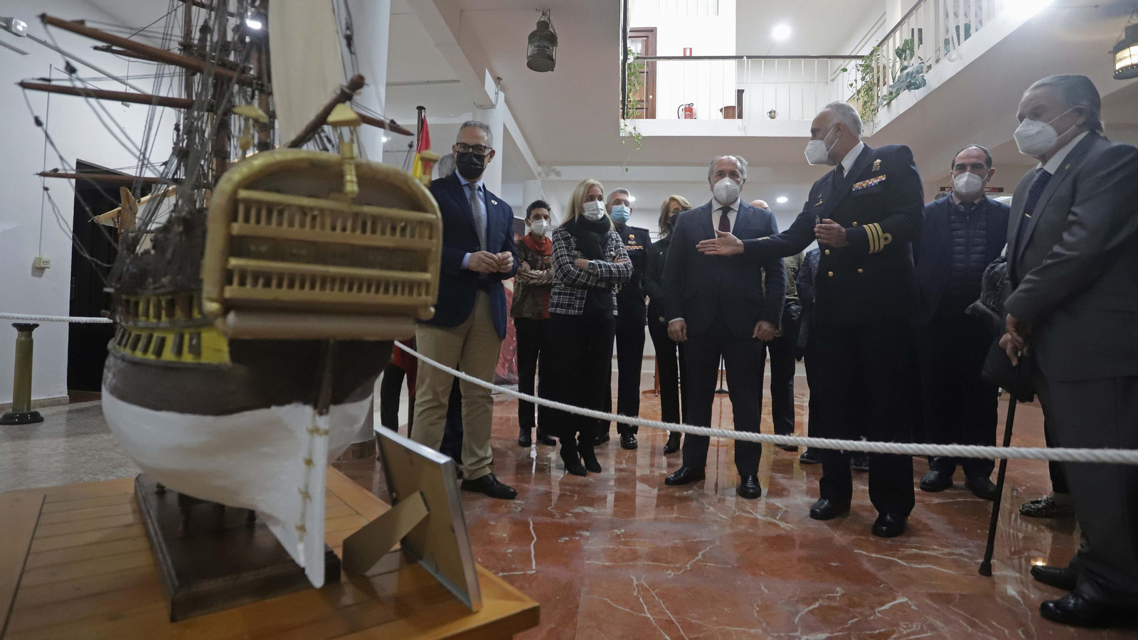 Fotos de la inauguración de la exposición sobre Blas de Lezo en Algeciras