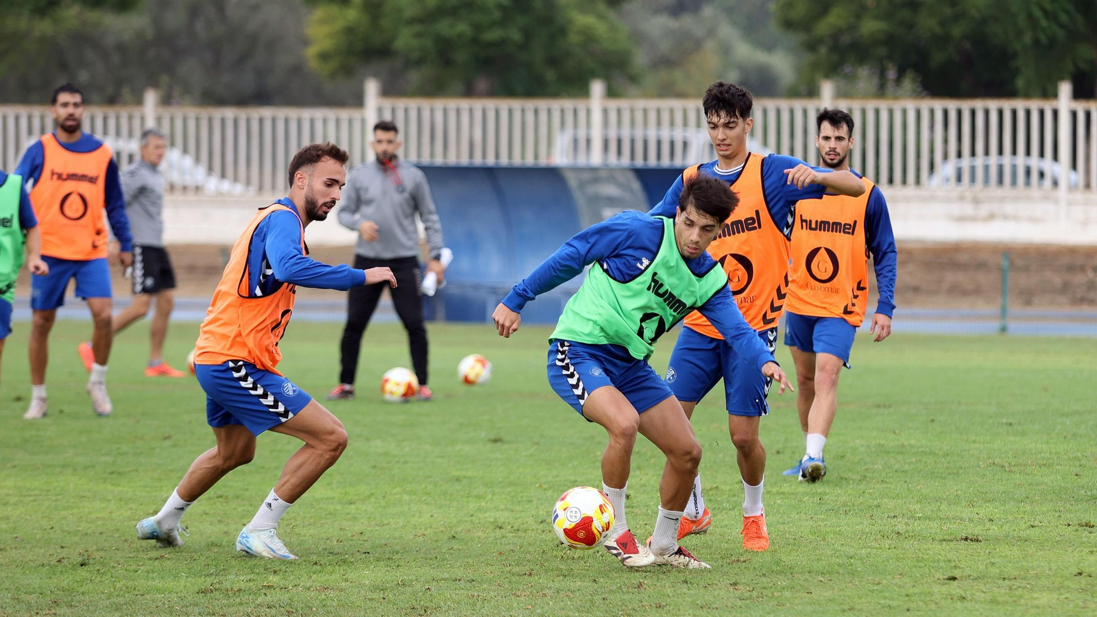 Primer entrenamiento del nuevo entrenador en el Xerez DFC