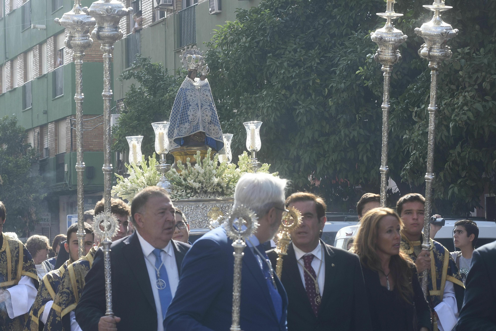 El primer traslado de la Fuensanta en el 25 aniversario de su Coronación, en fotografías